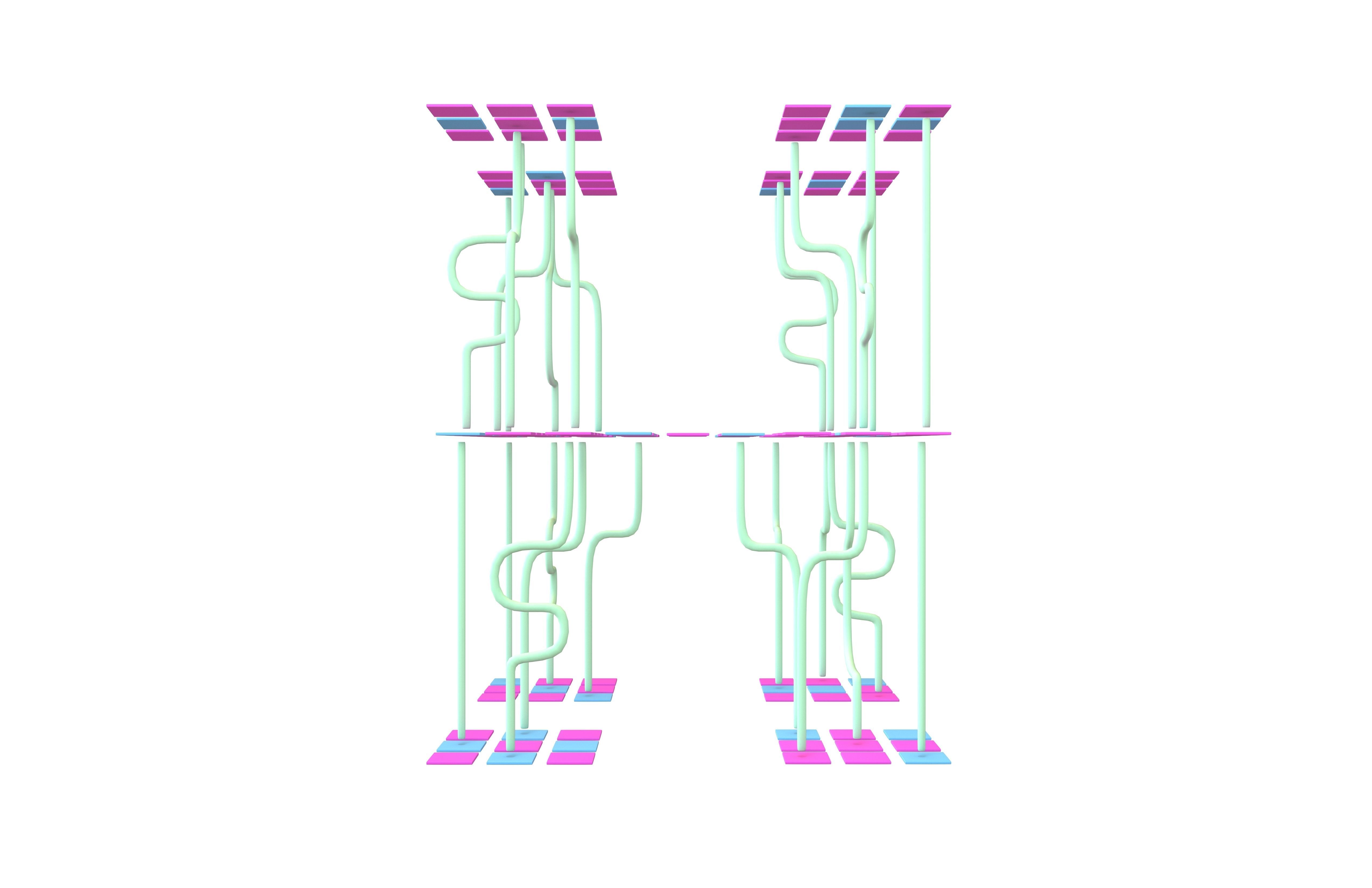 AI Generative Network Icon v1 003 Low-poly 3D model_1