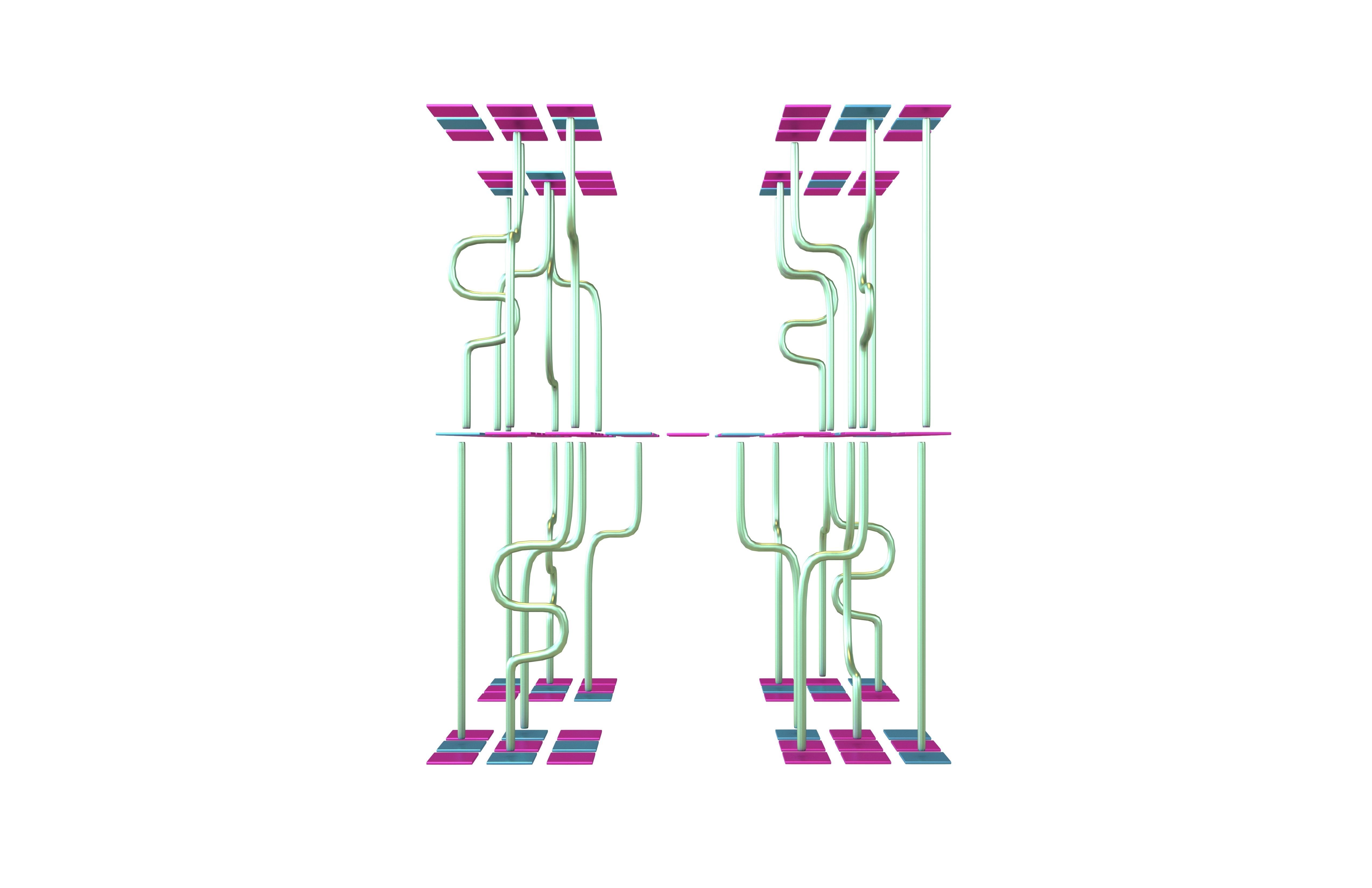 AI Generative Network Icon v1 006 Low-poly 3D model_2