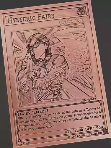 hysteric fairy - yugioh 3D print model