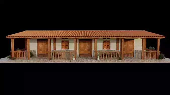 Old Country House - Farm House - Forest House 4 3D model