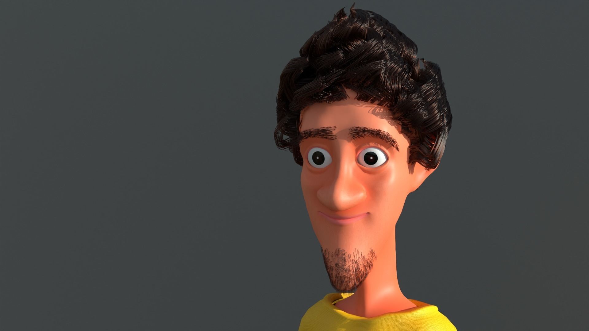 Stylized Cartoon Boy Characters   3D model_2