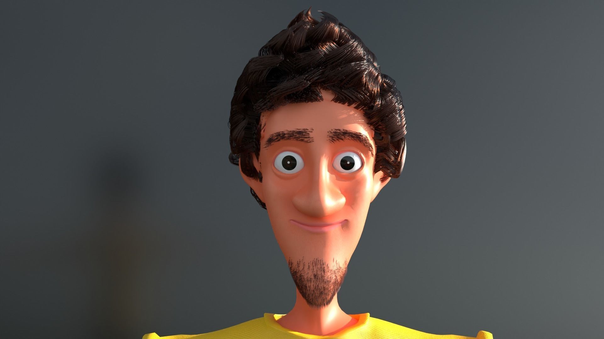 Stylized Cartoon Boy Characters   3D model_8