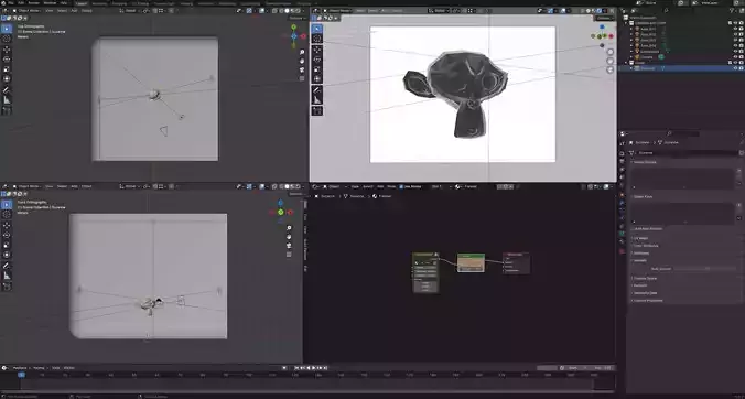 Render studio blender 4