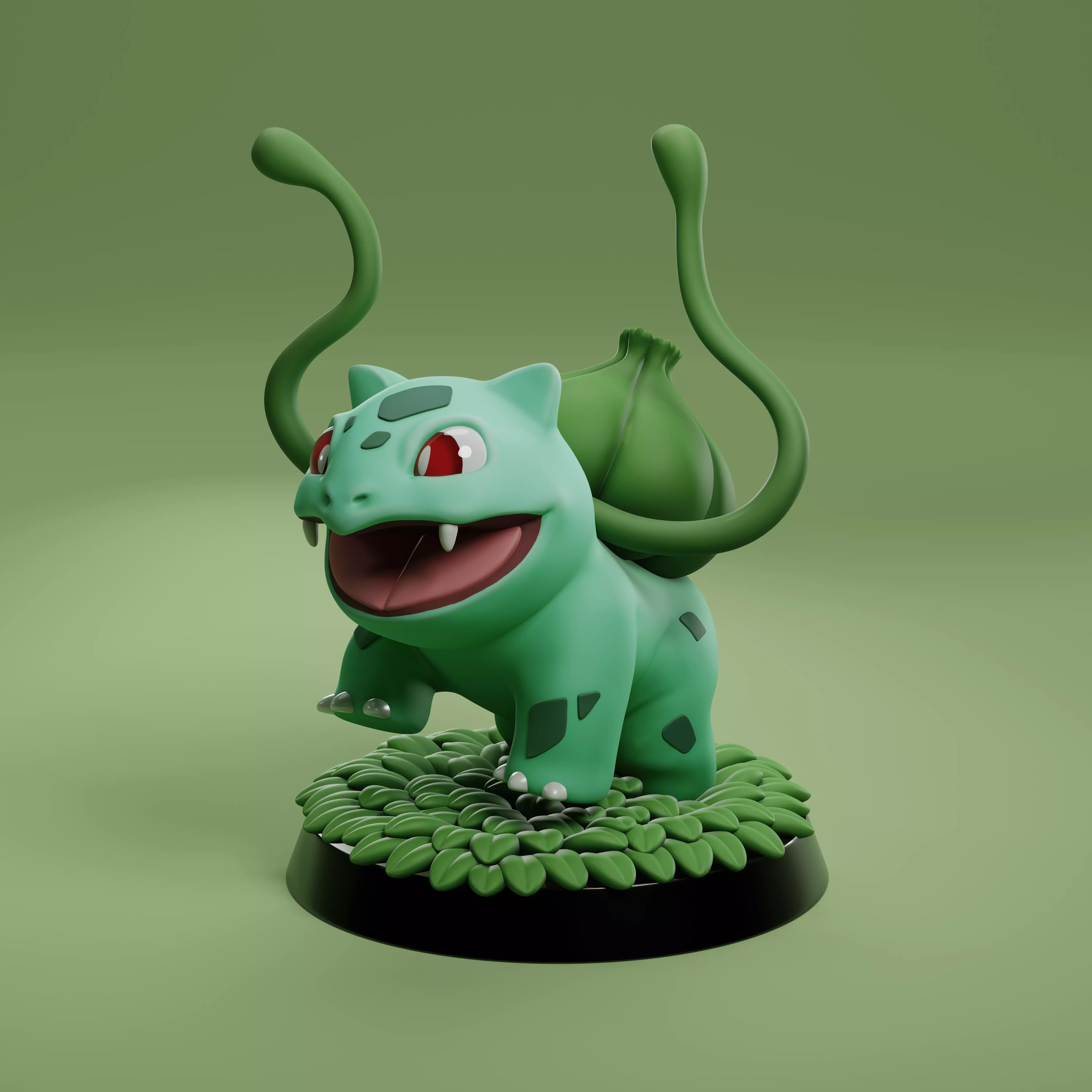 0001 Bulbasaur - Pokemon 3D print model_0