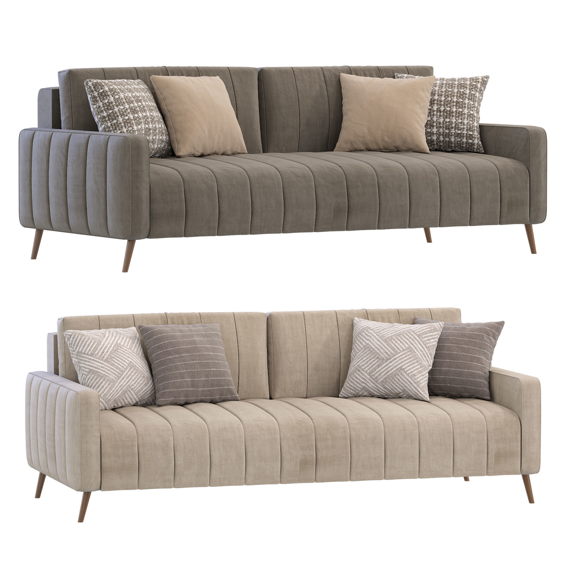 Sofa Markful by Divan ru 3D model_1