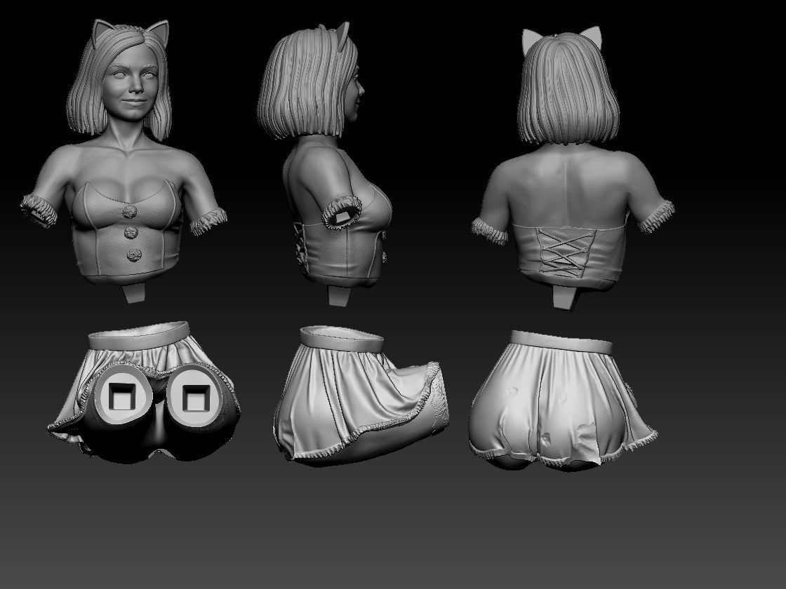 wednesday and Enid 3D print model_17