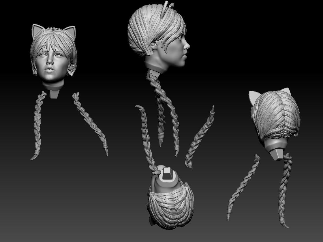 wednesday and Enid 3D print model_10