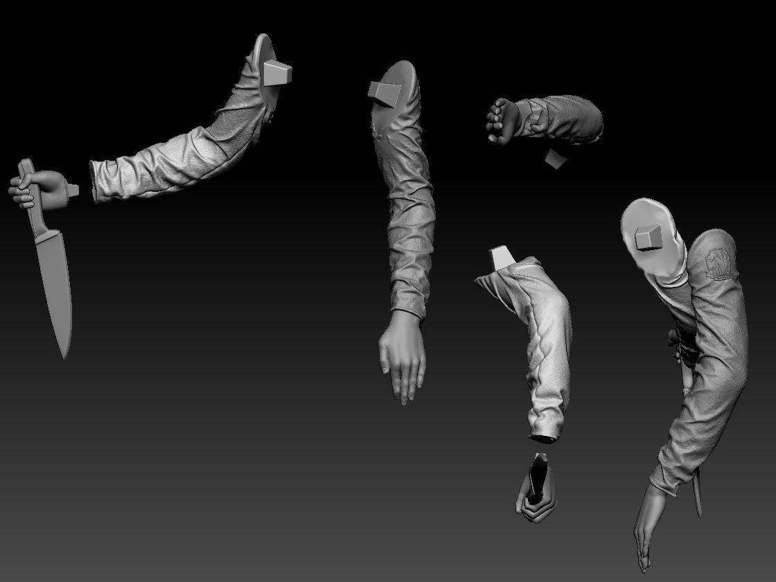 wednesday and Enid 3D print model_11