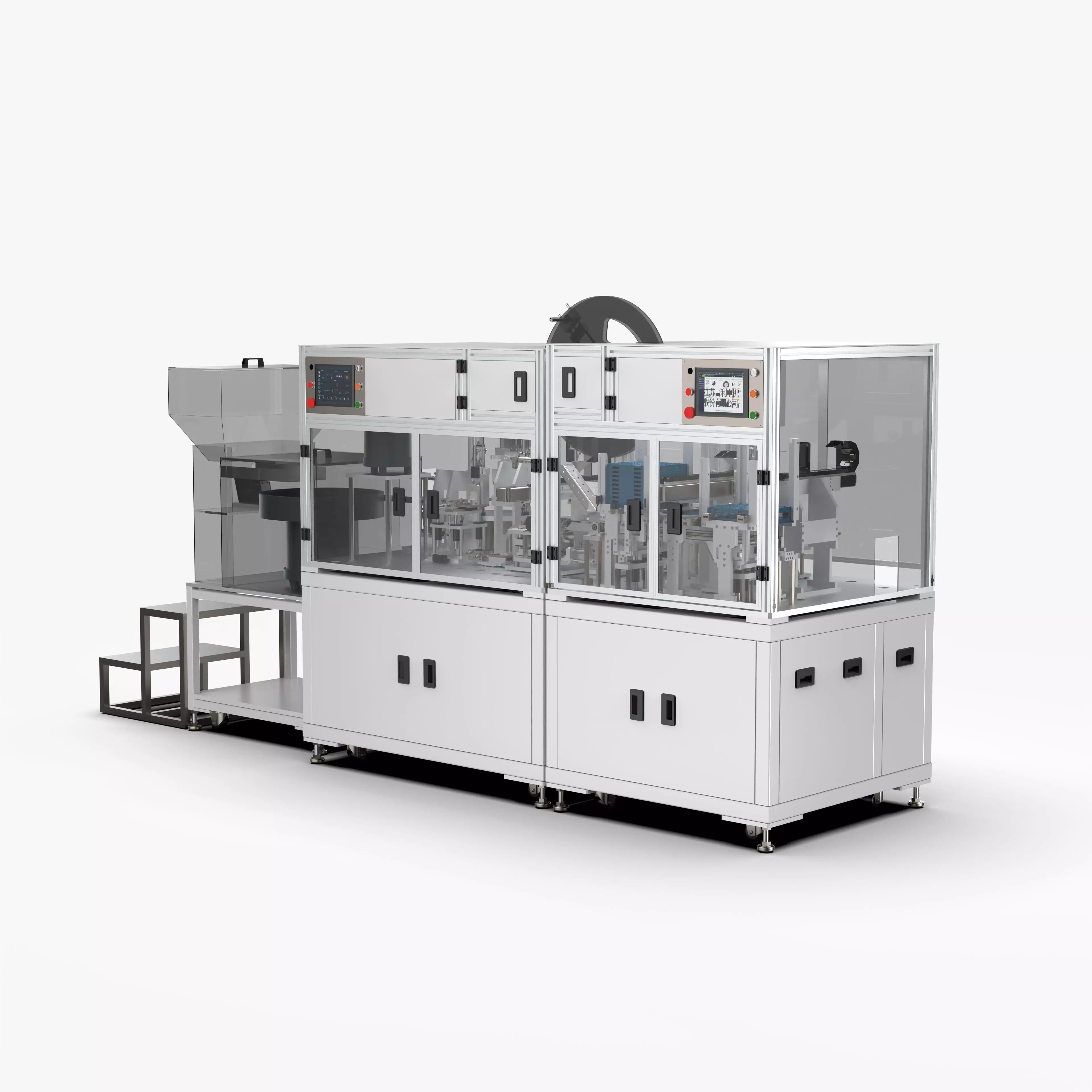 Automatic Micro Motor Assembly Machine 3D model