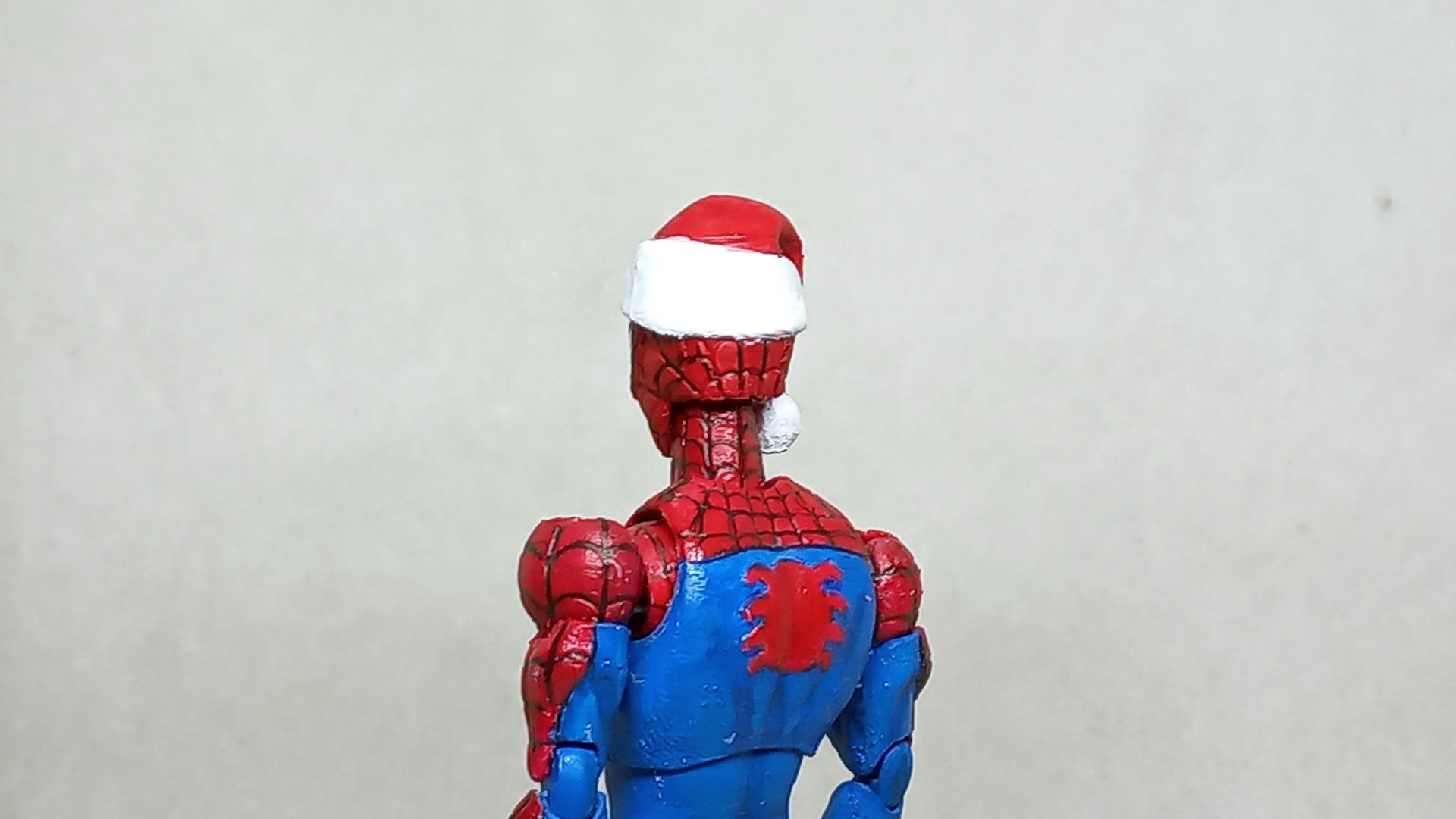 Santa Head accessory for my SPIDER MAN 3D printed action figure 3D print model_7