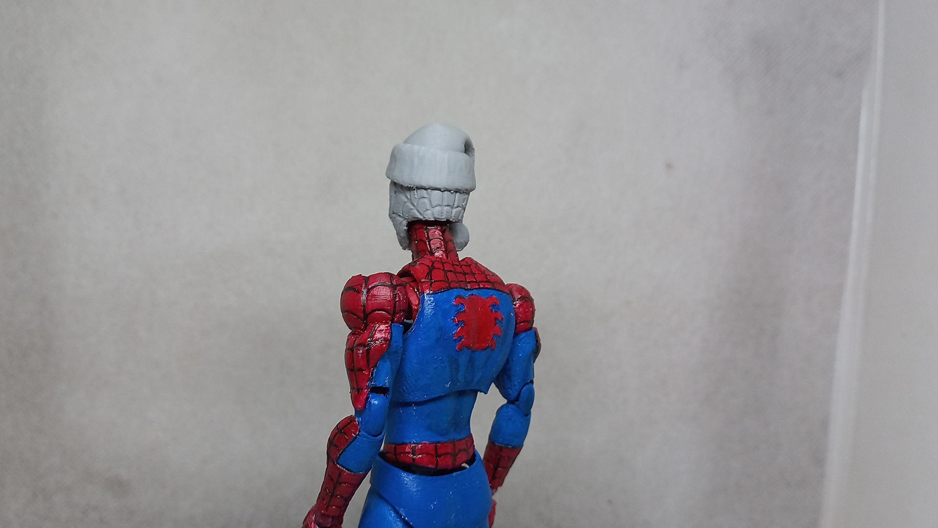 Santa Head accessory for my SPIDER MAN 3D printed action figure 3D print model_15