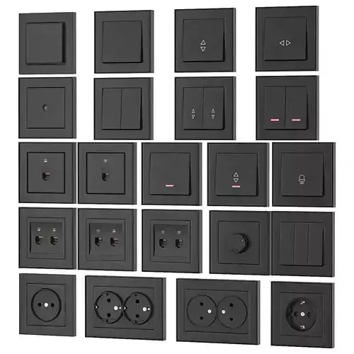  Lezard Rain sockets and switches
