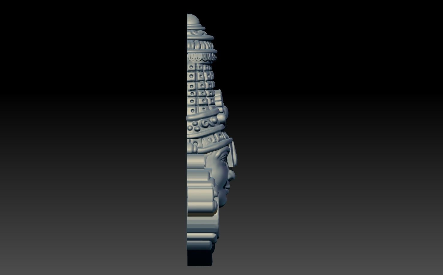 THIRUPATHI BALAJI PENDENT 3D print model 3D print model 3D print model_3