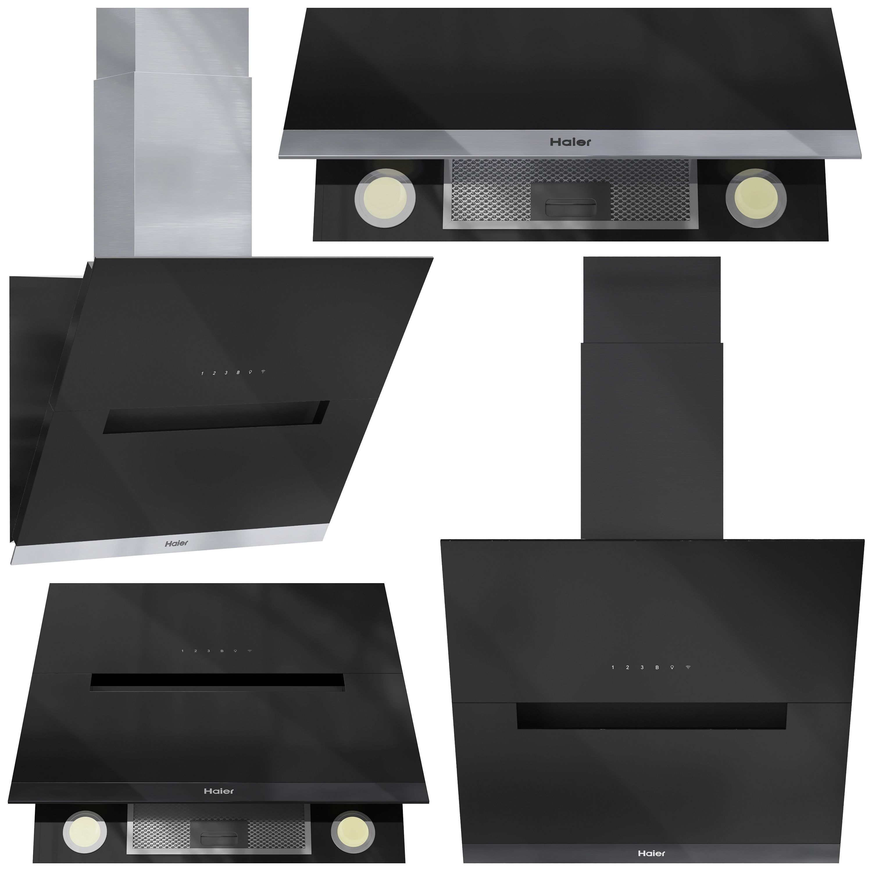 Haier Appliance Collection Set 01 3D model_4