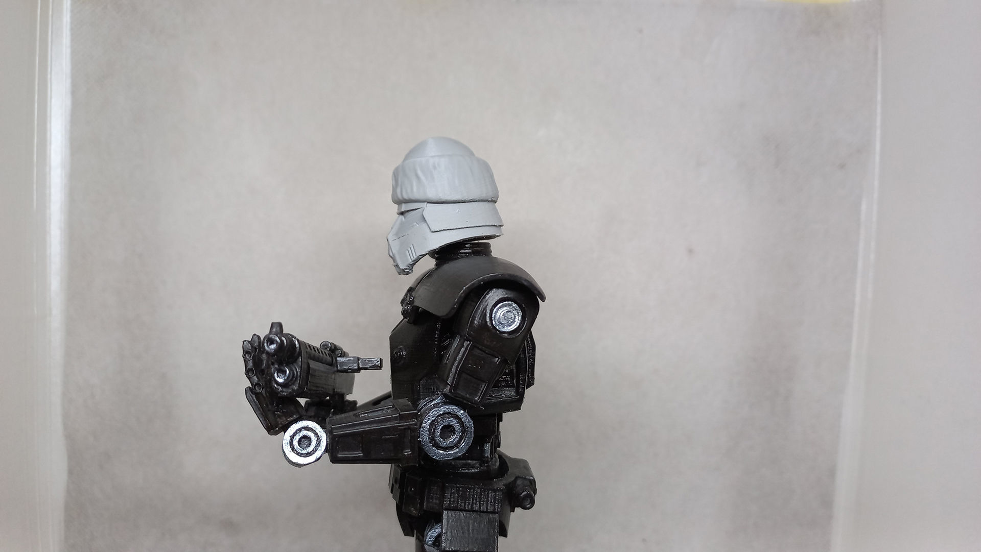 Santa Head accessory for my Dark Trooper action figure 3D print model_17