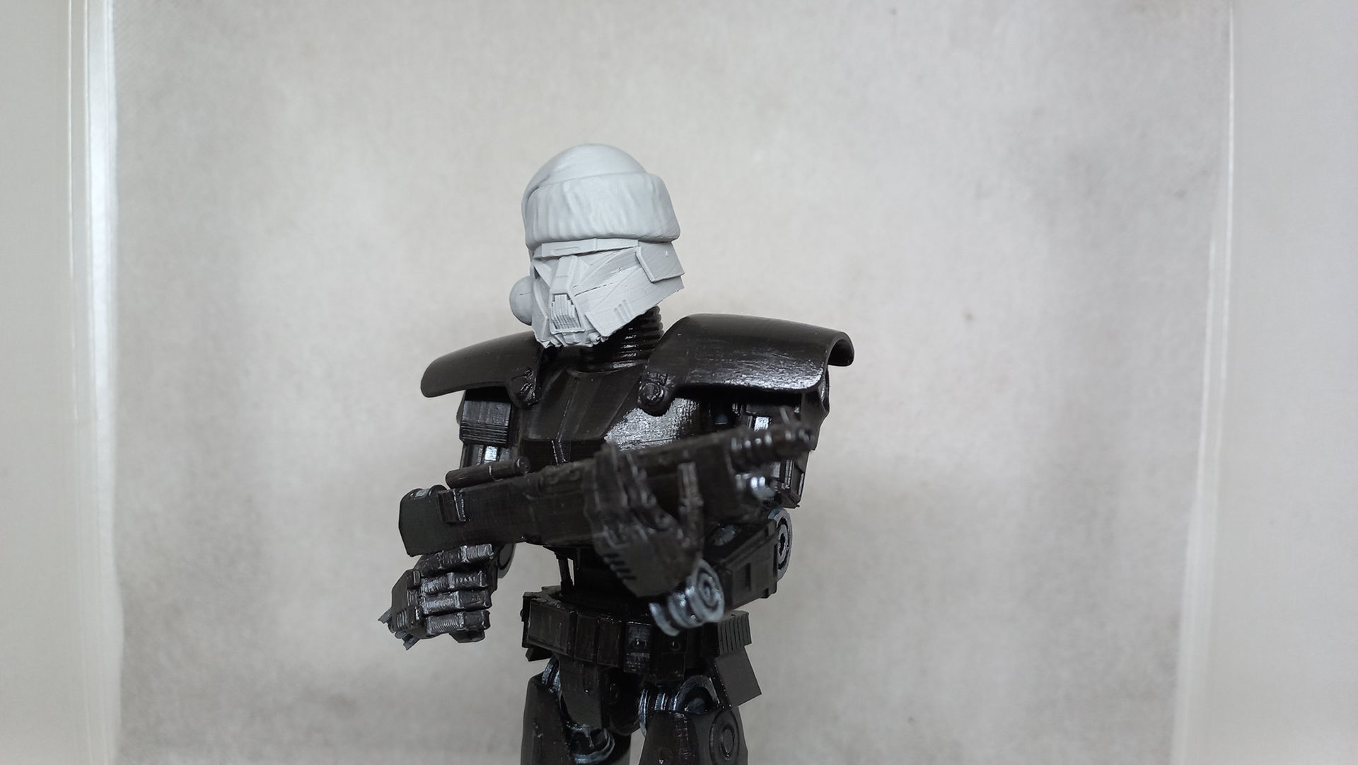 Santa Head accessory for my Dark Trooper action figure 3D print model_12