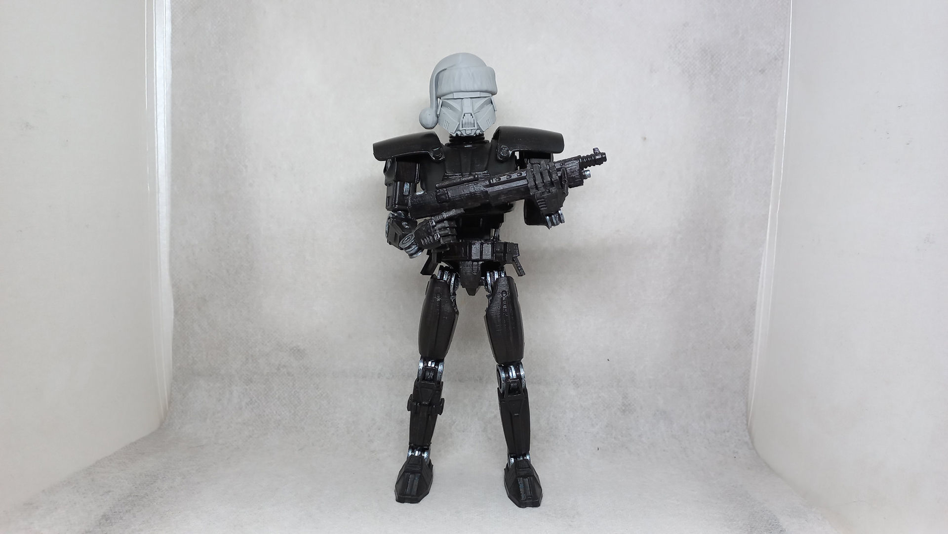 Santa Head accessory for my Dark Trooper action figure 3D print model_9