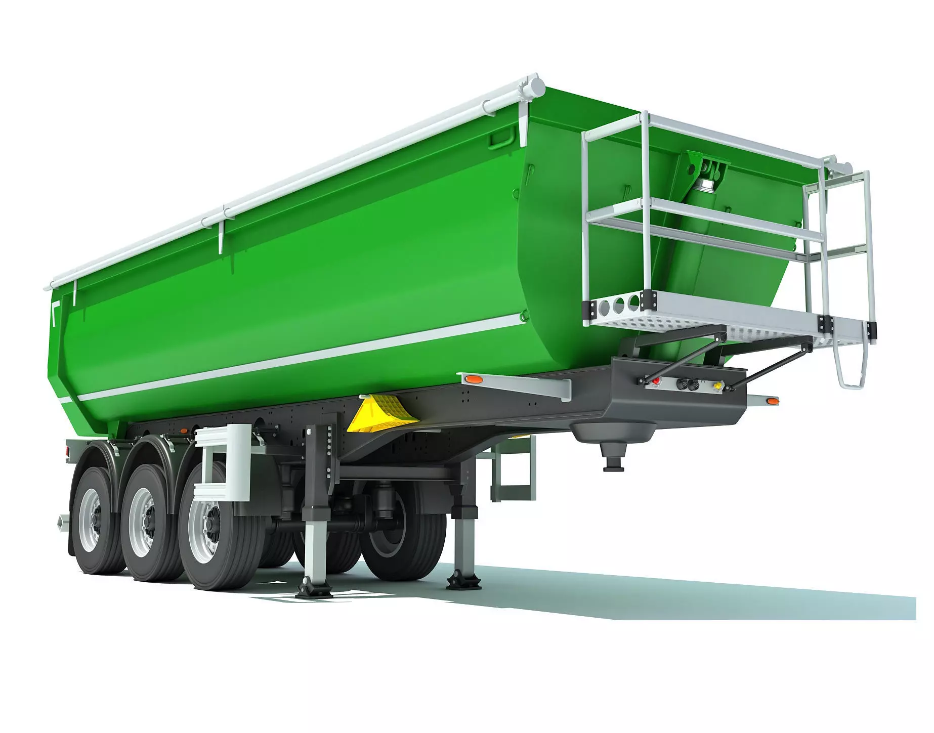 Farm Trailer 3D model_0