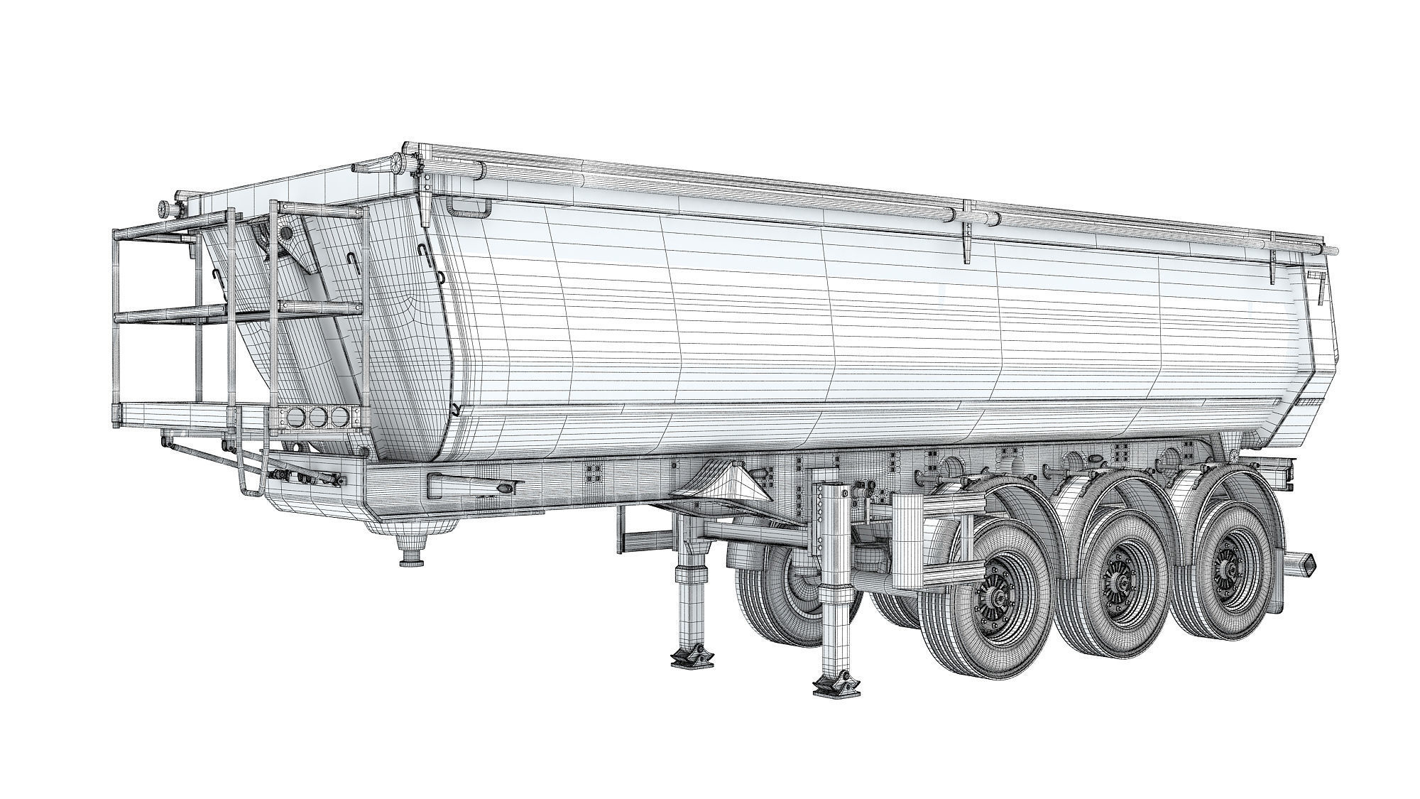Farm Trailer 3D model_13