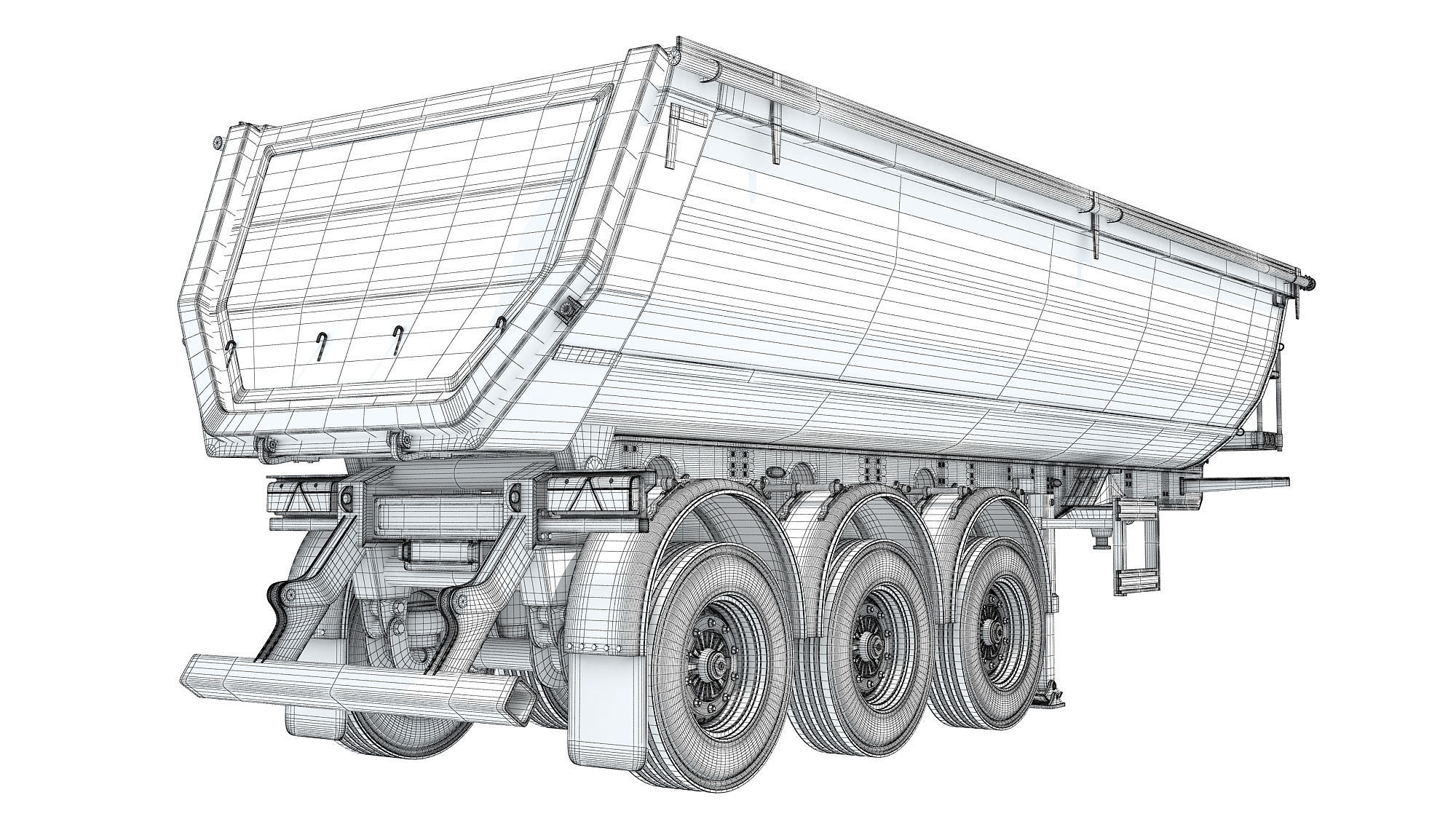 Farm Trailer 3D model_15