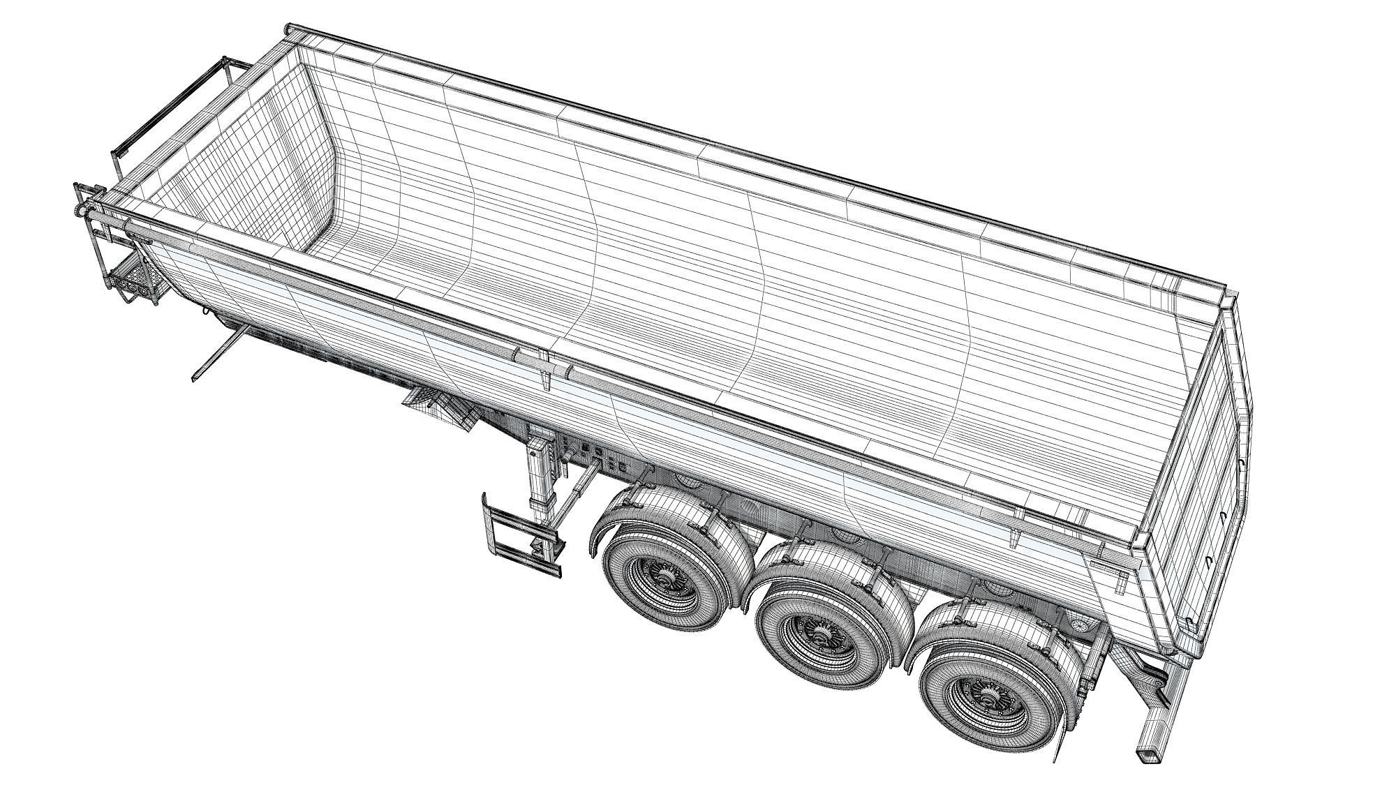 Farm Trailer 3D model_14