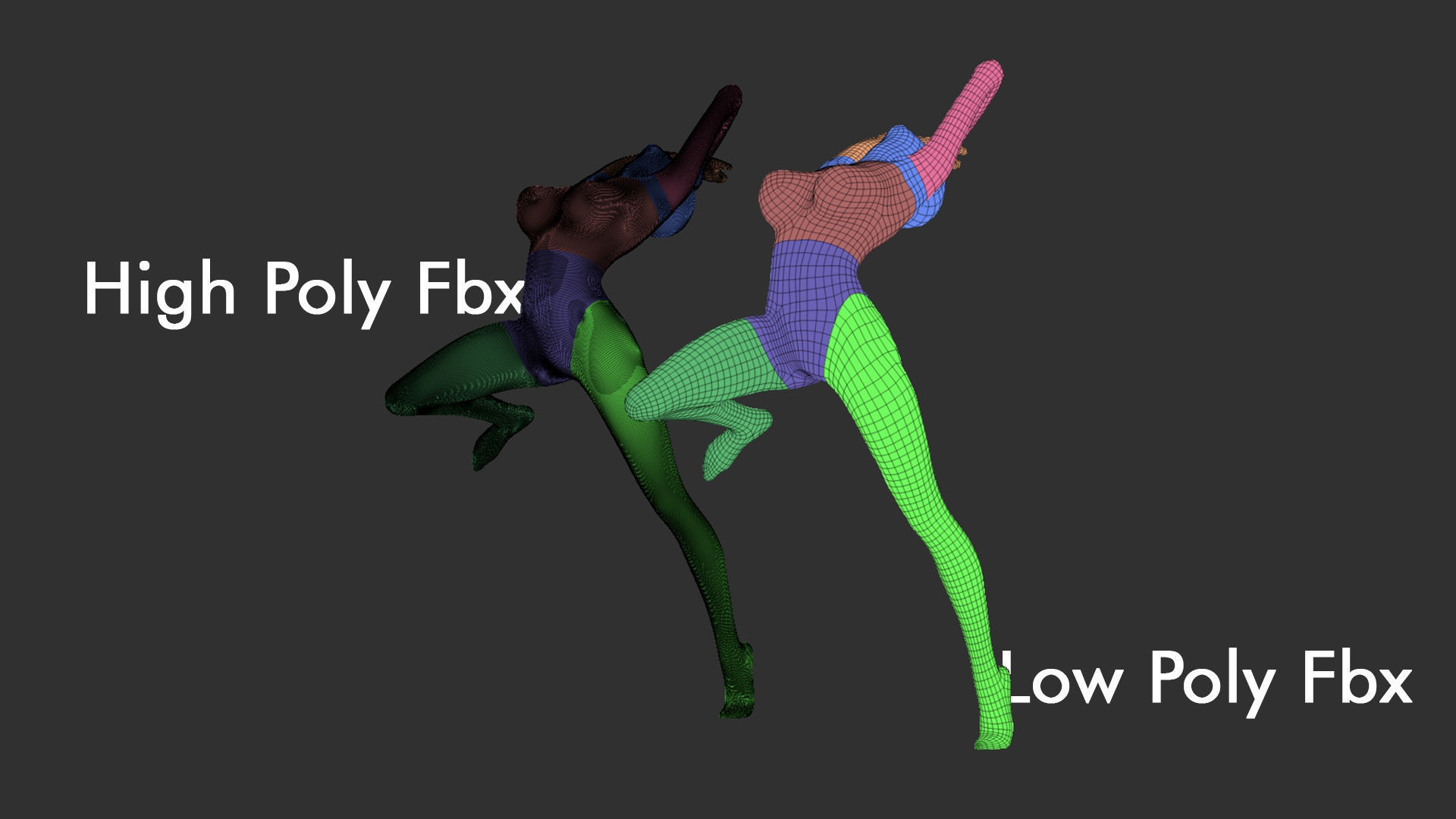 Female Dancer 3D print model_19