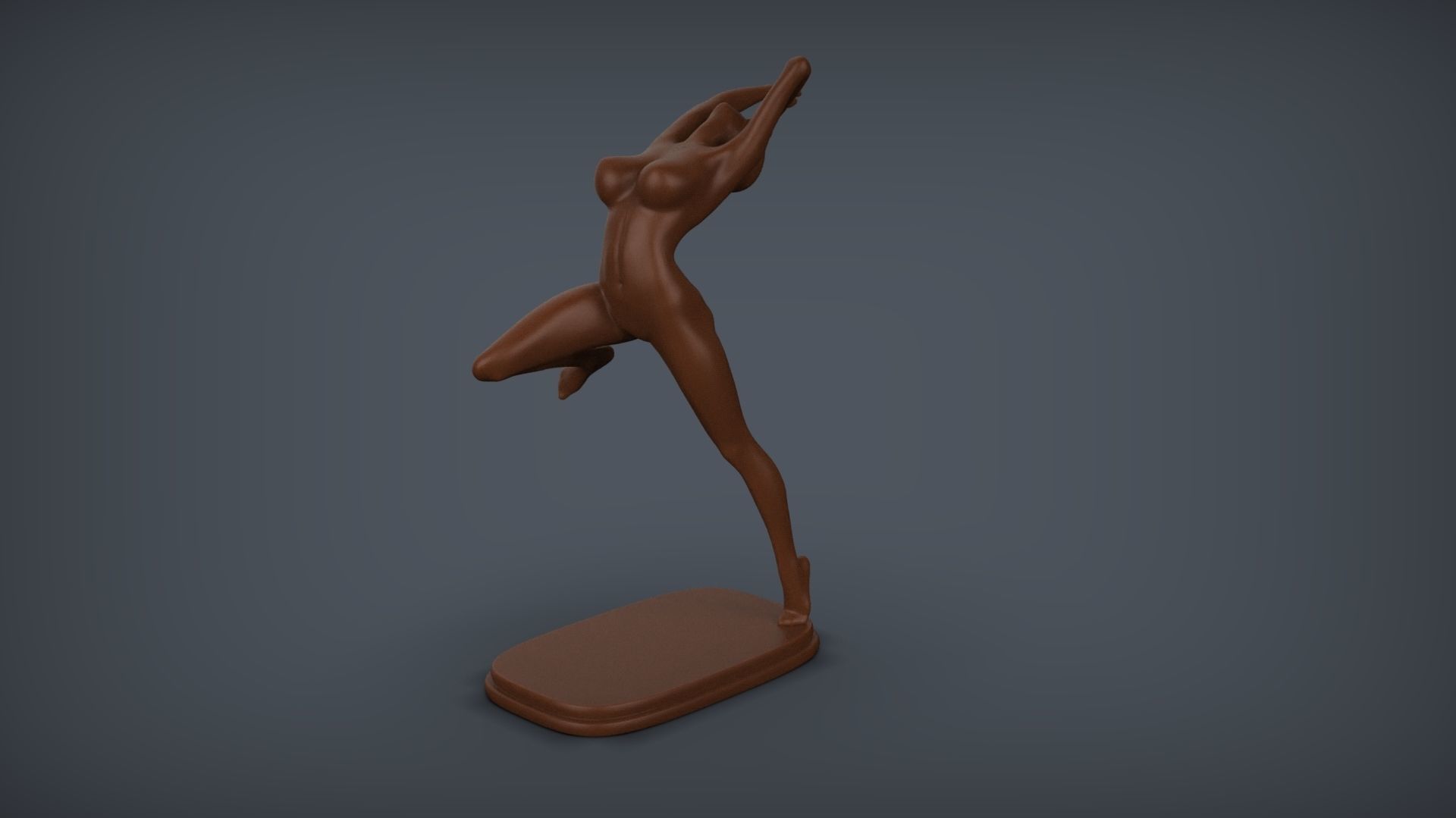 Female Dancer 3D print model_2