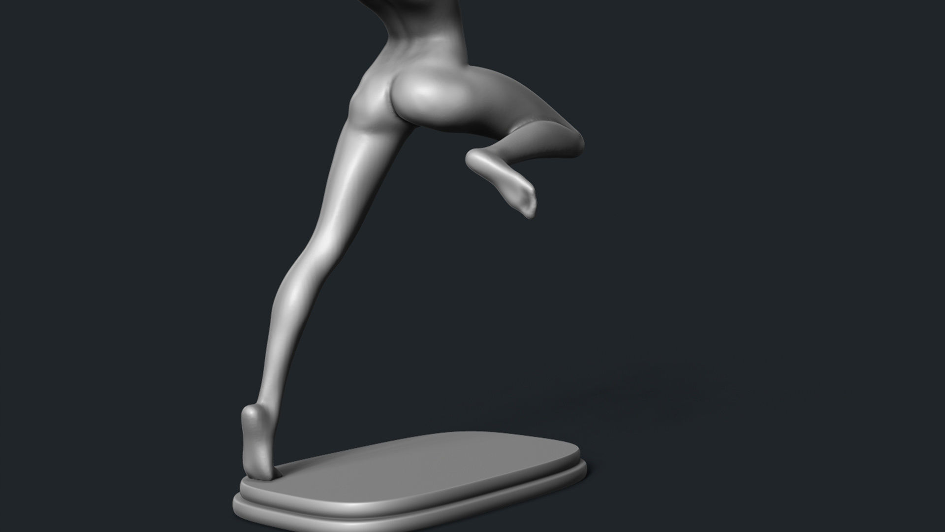 Female Dancer 3D print model_6
