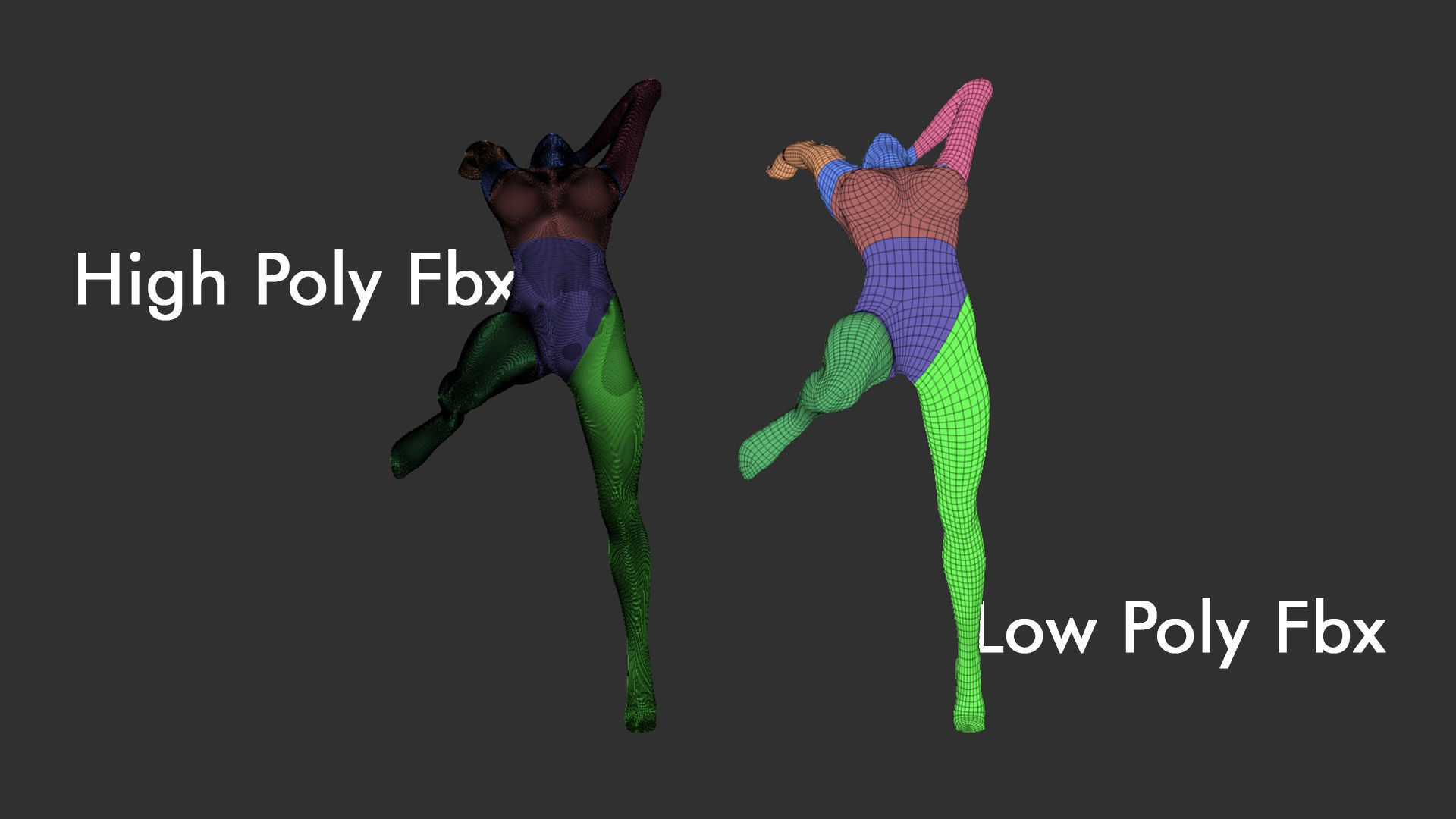 Female Dancer 3D print model_20