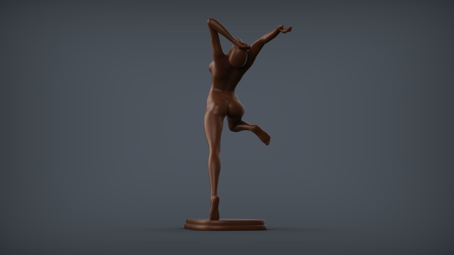 Female Dancer 3D print model_3