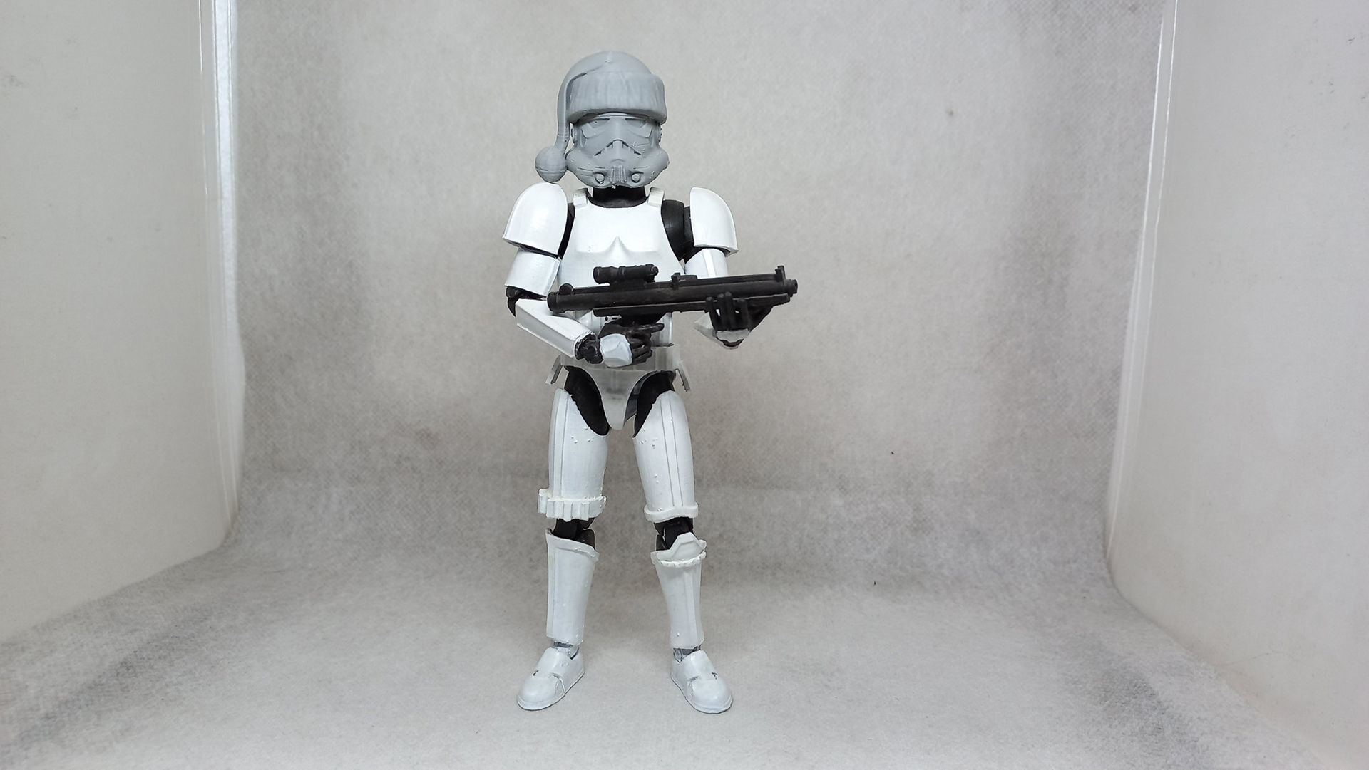Santa Head accessory for my Stormtrooper action figure 3D print model_10