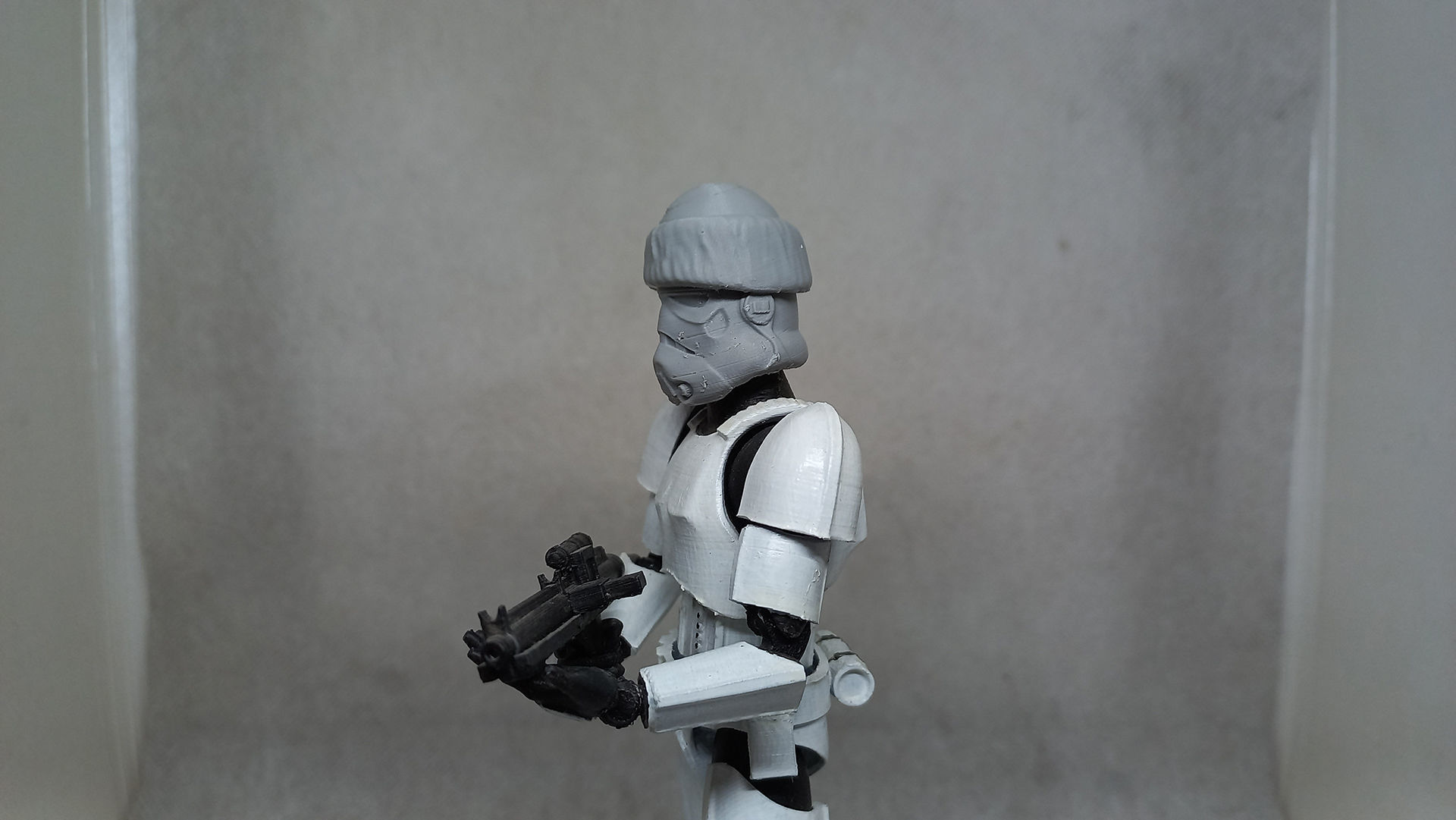 Santa Head accessory for my Stormtrooper action figure 3D print model_16
