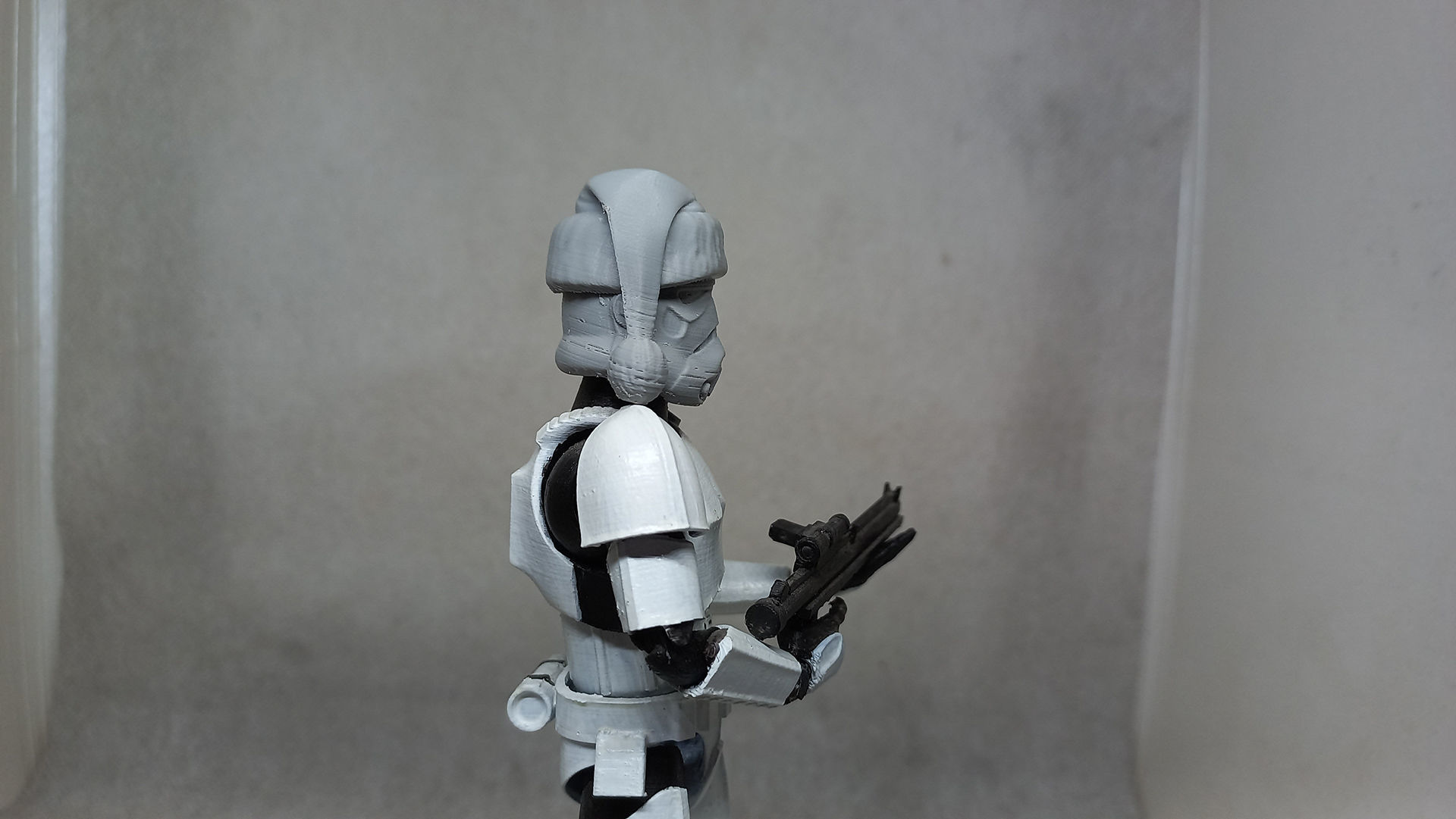 Santa Head accessory for my Stormtrooper action figure 3D print model_12