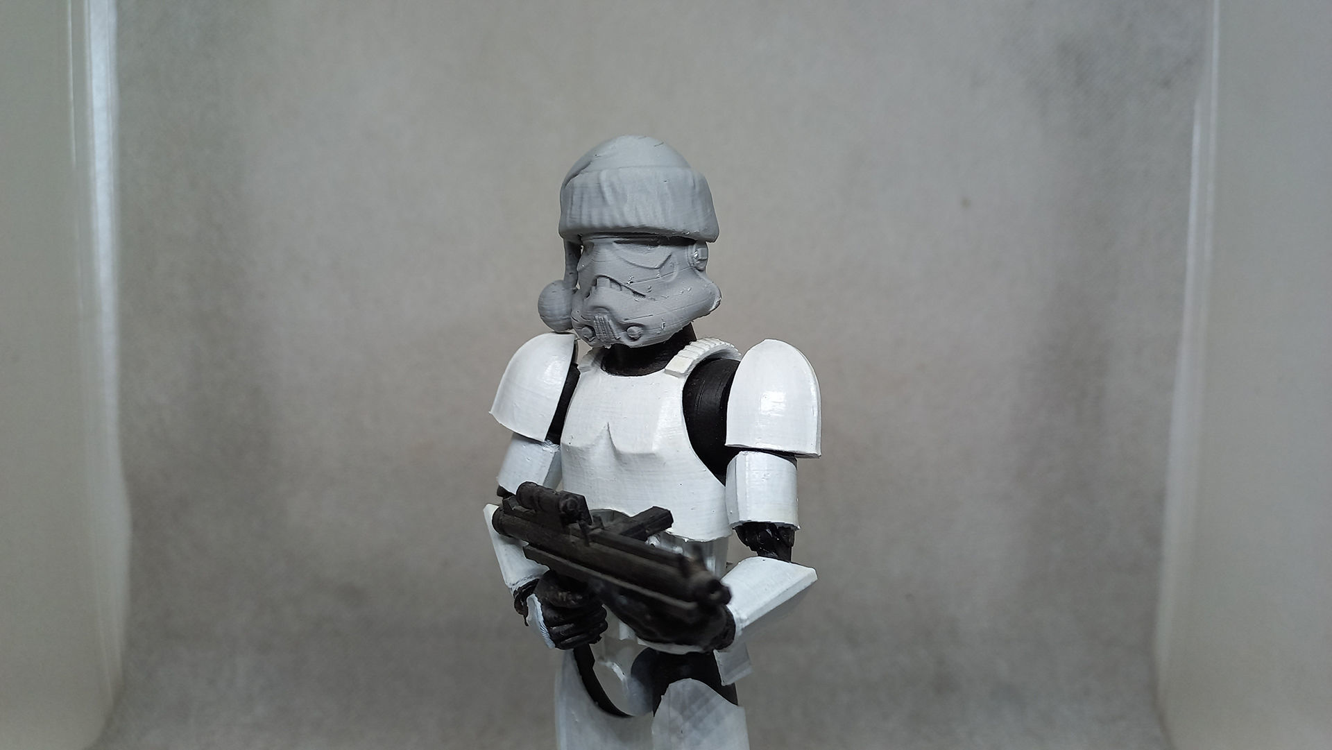 Santa Head accessory for my Stormtrooper action figure 3D print model_17