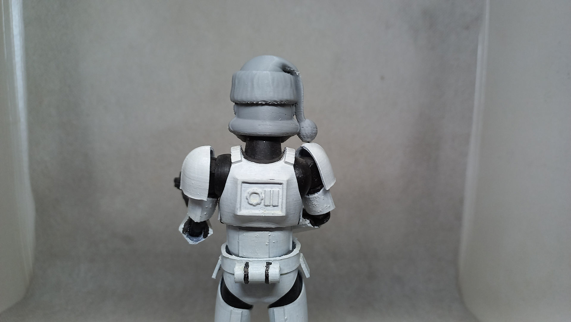 Santa Head accessory for my Stormtrooper action figure 3D print model_14