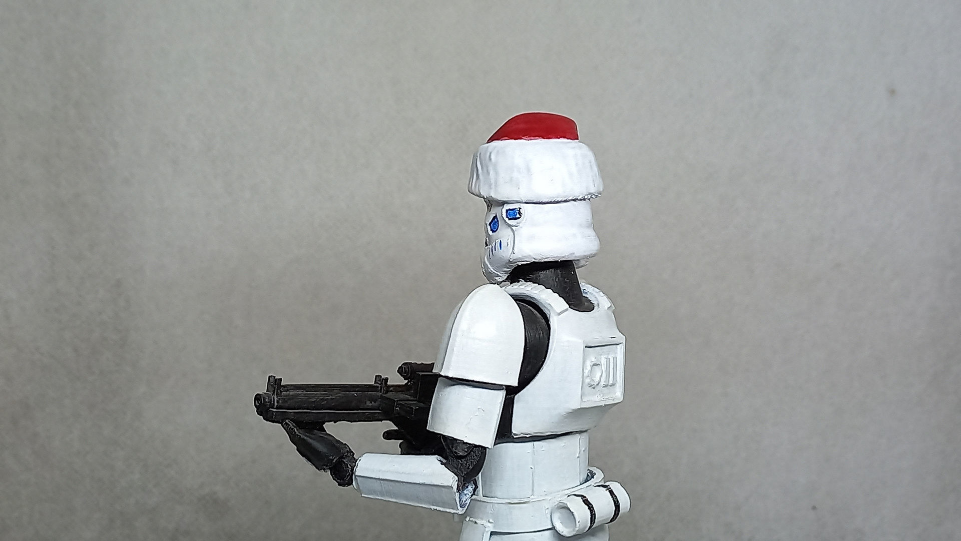 Santa Head accessory for my Stormtrooper action figure 3D print model_5