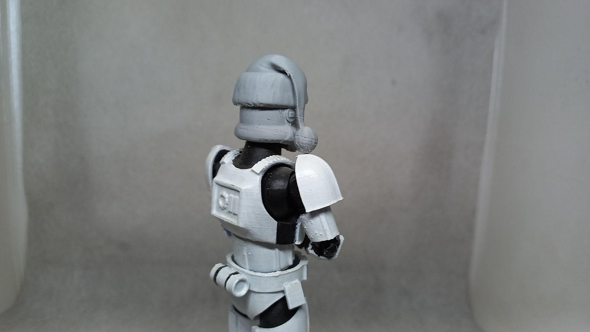 Santa Head accessory for my Stormtrooper action figure 3D print model_13