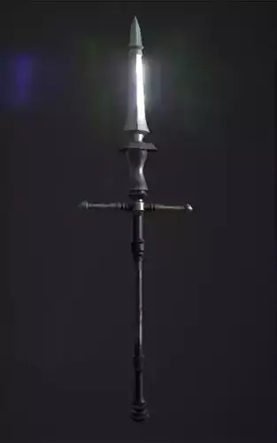 Medieval Lance Warrior  LowPoly