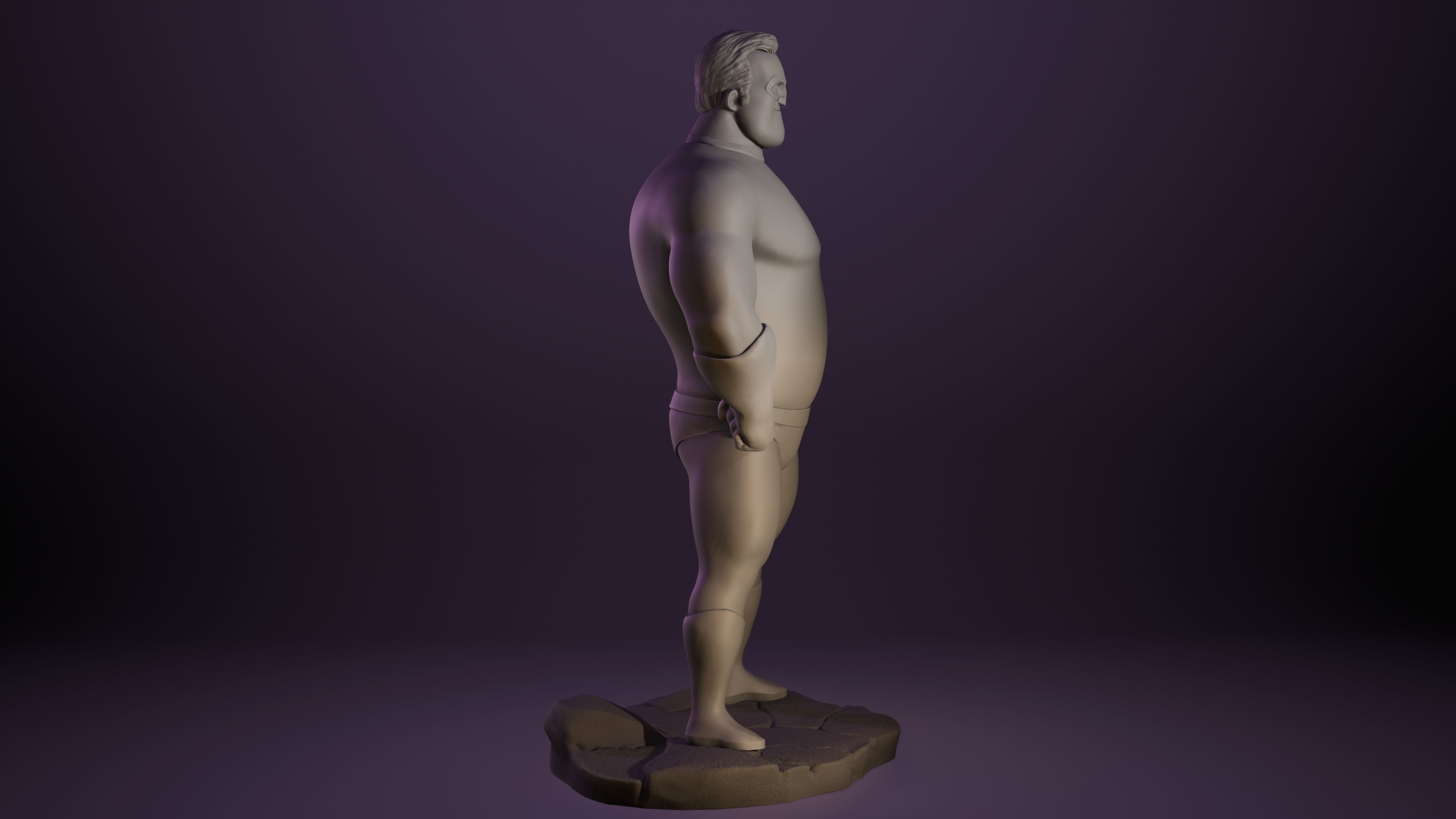 Mr Incredible 3D print model_9
