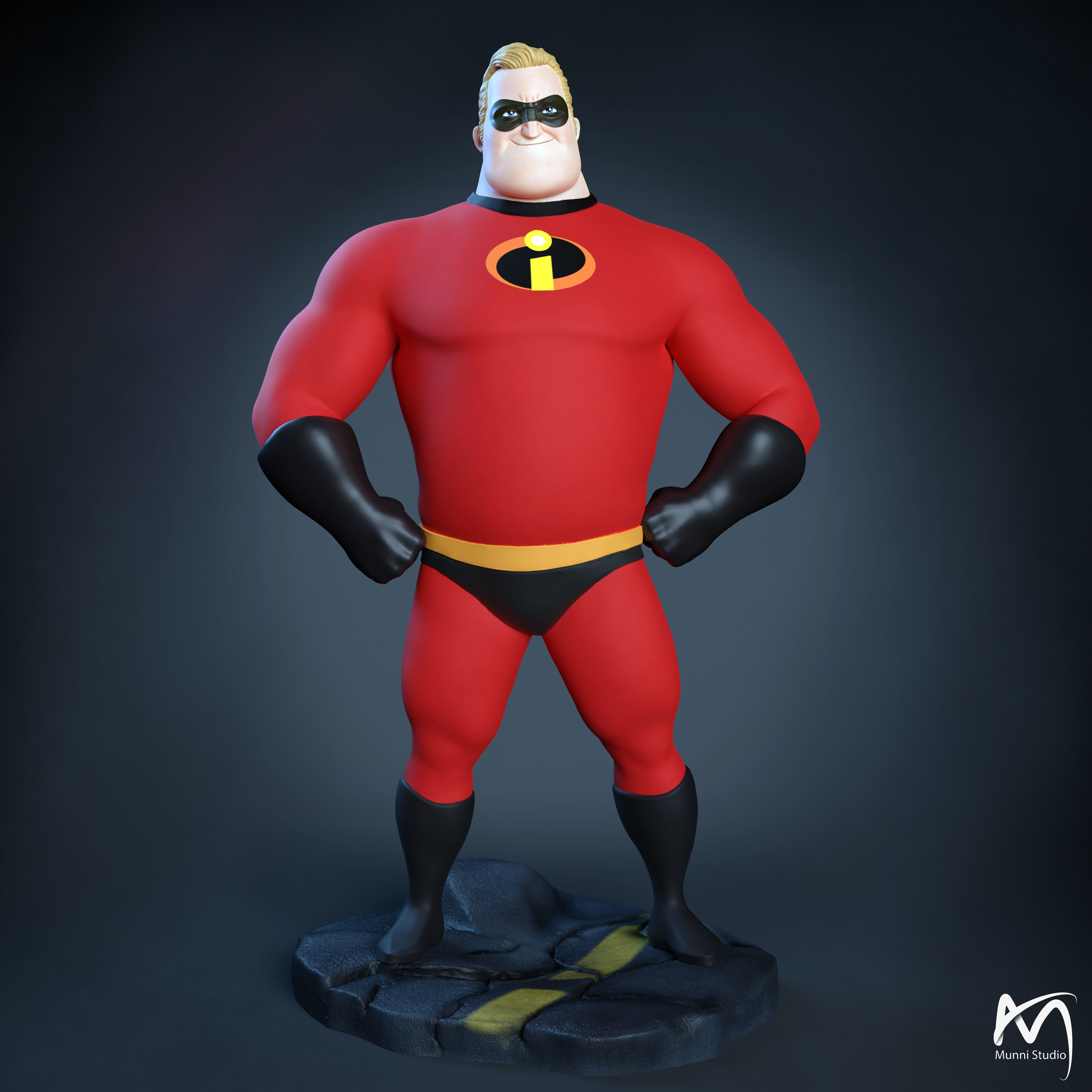 Mr Incredible 3D print model_1