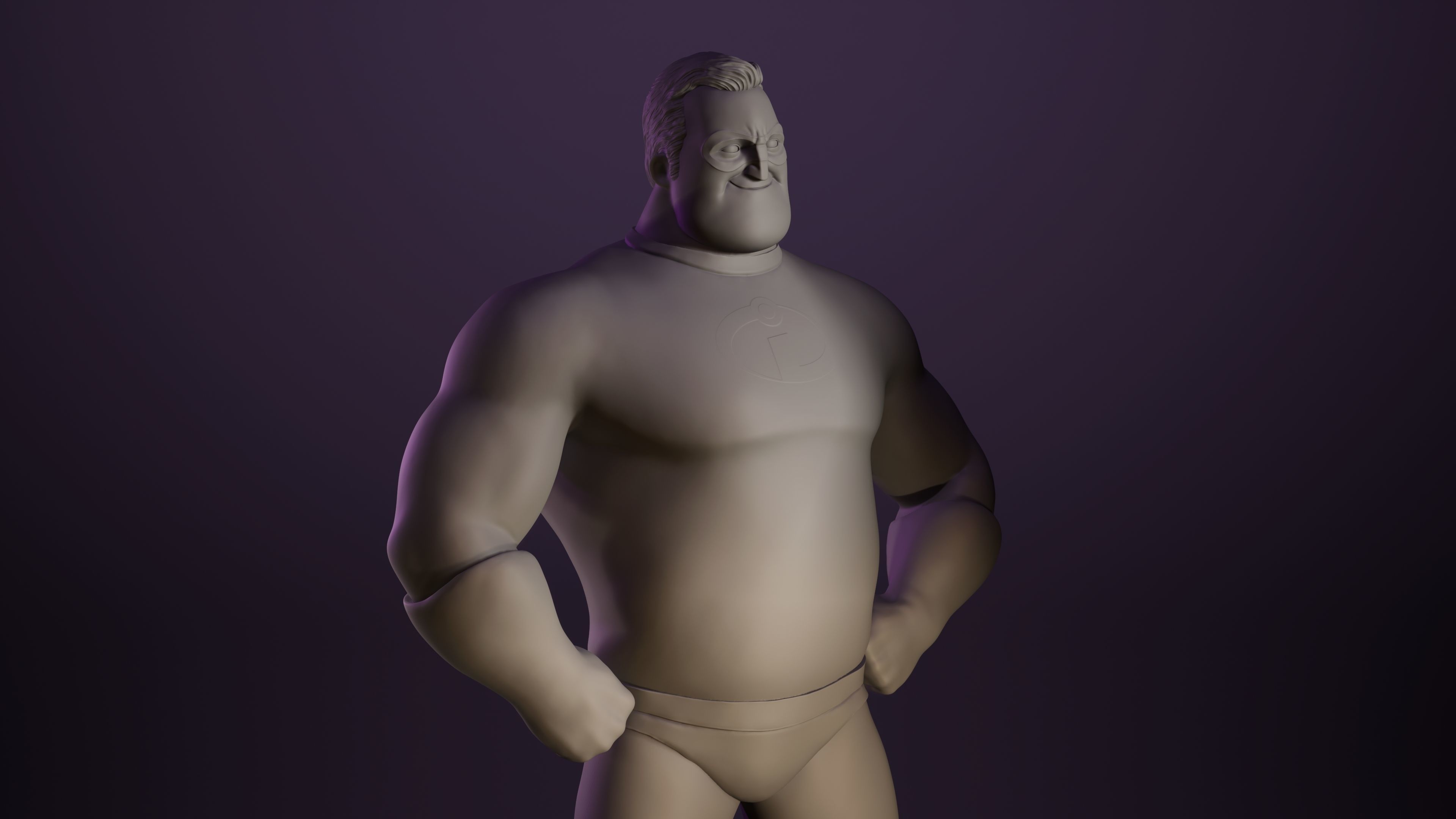 Mr Incredible 3D print model_2