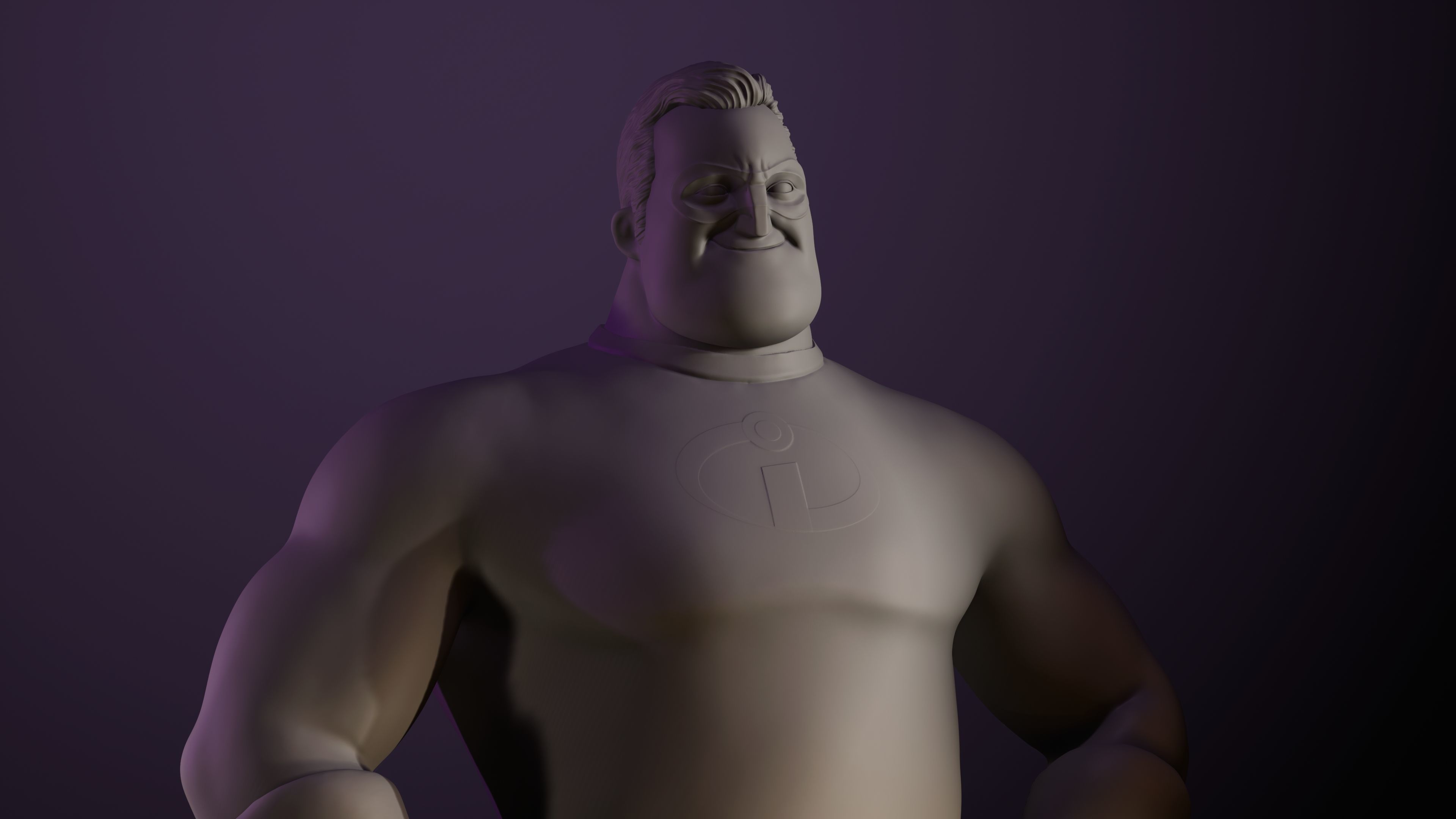 Mr Incredible 3D print model_4