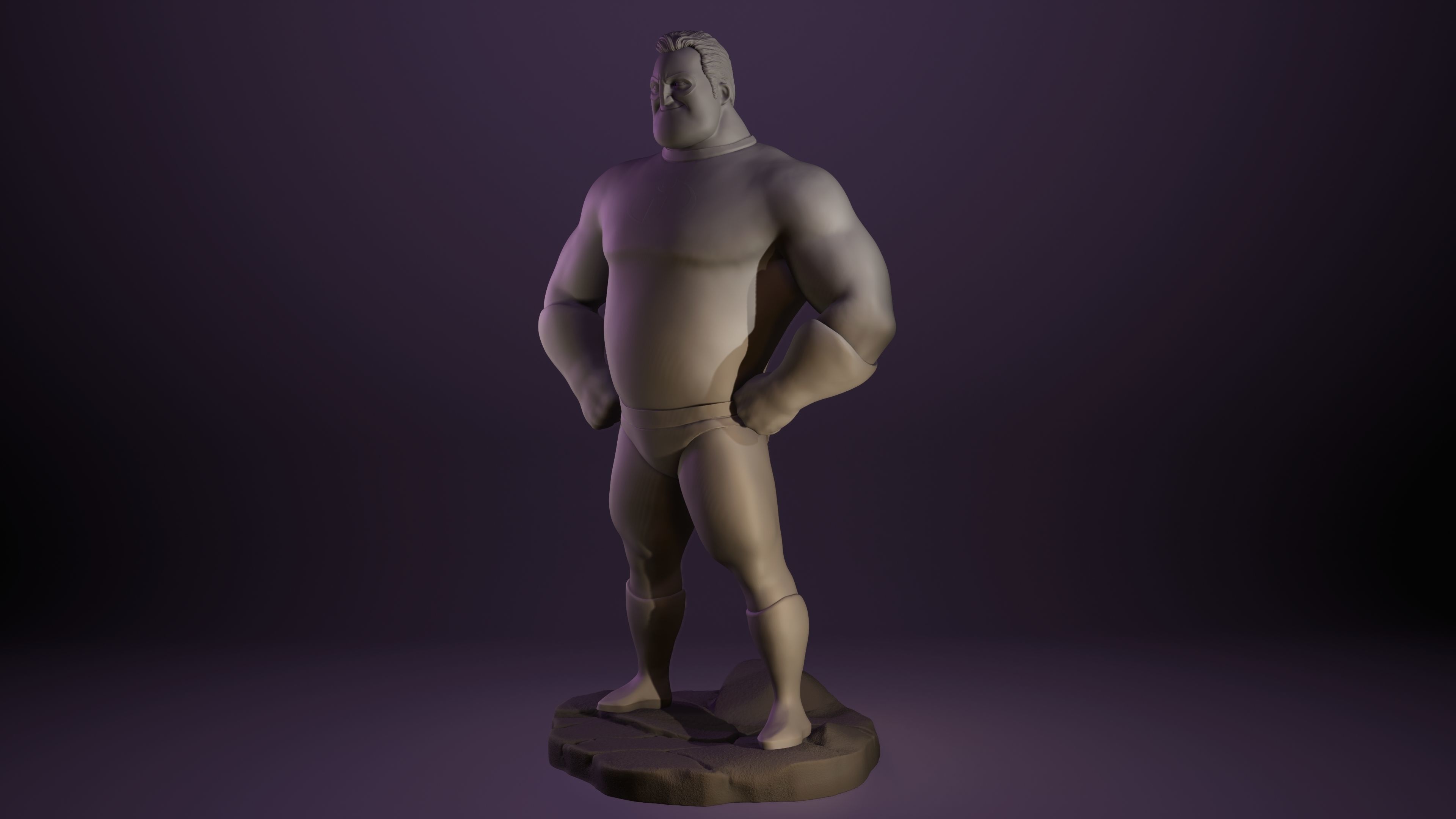 Mr Incredible 3D print model_8