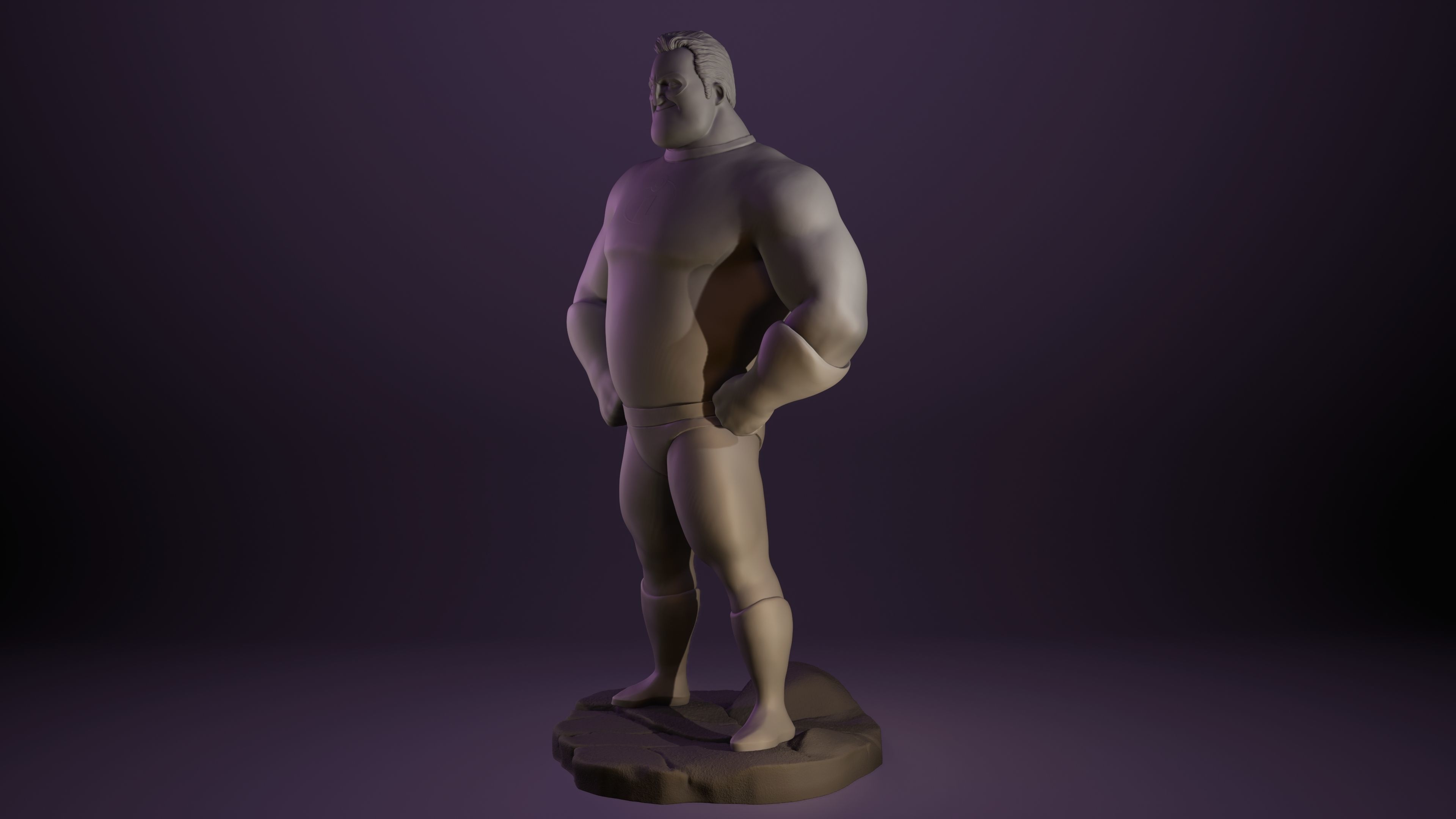 Mr Incredible 3D print model_7