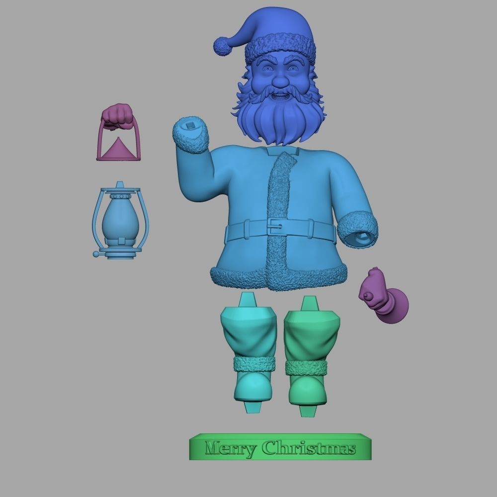 SANTA CLAUS 3D print model 3D print model_6