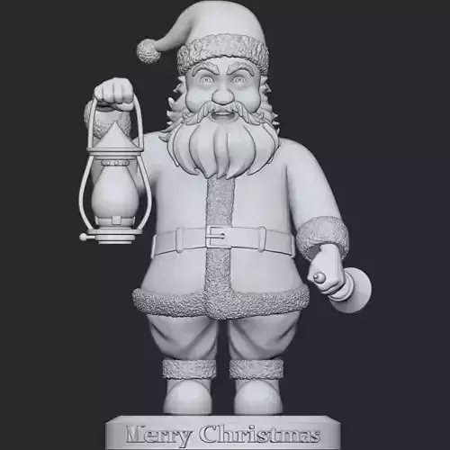 SANTA CLAUS 3D print model 3D print model
