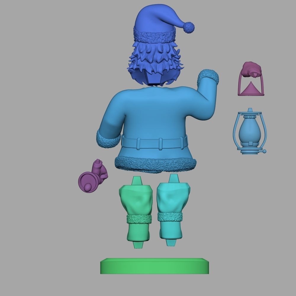 SANTA CLAUS 3D print model 3D print model_7