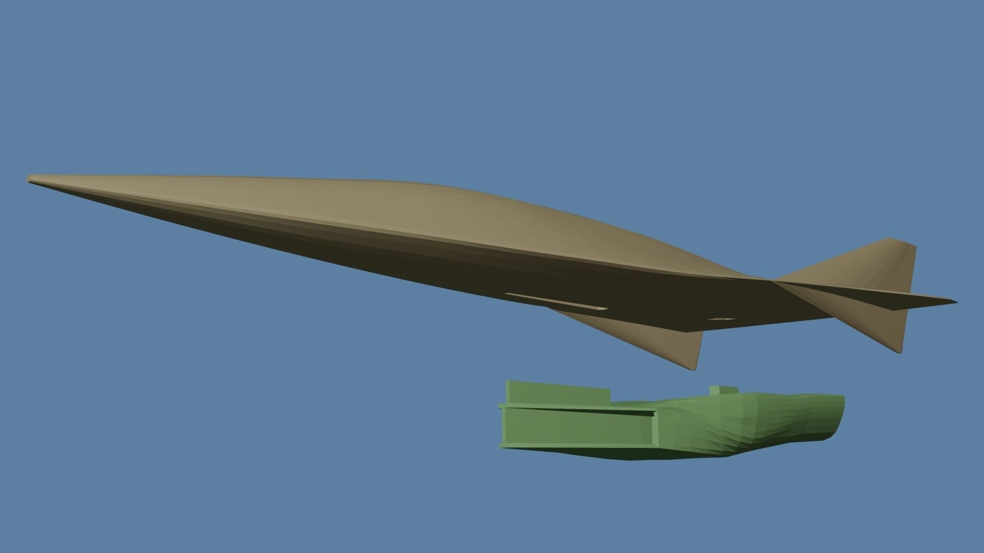 Mach 6 Advanced Manned Interceptor 3D print model_2