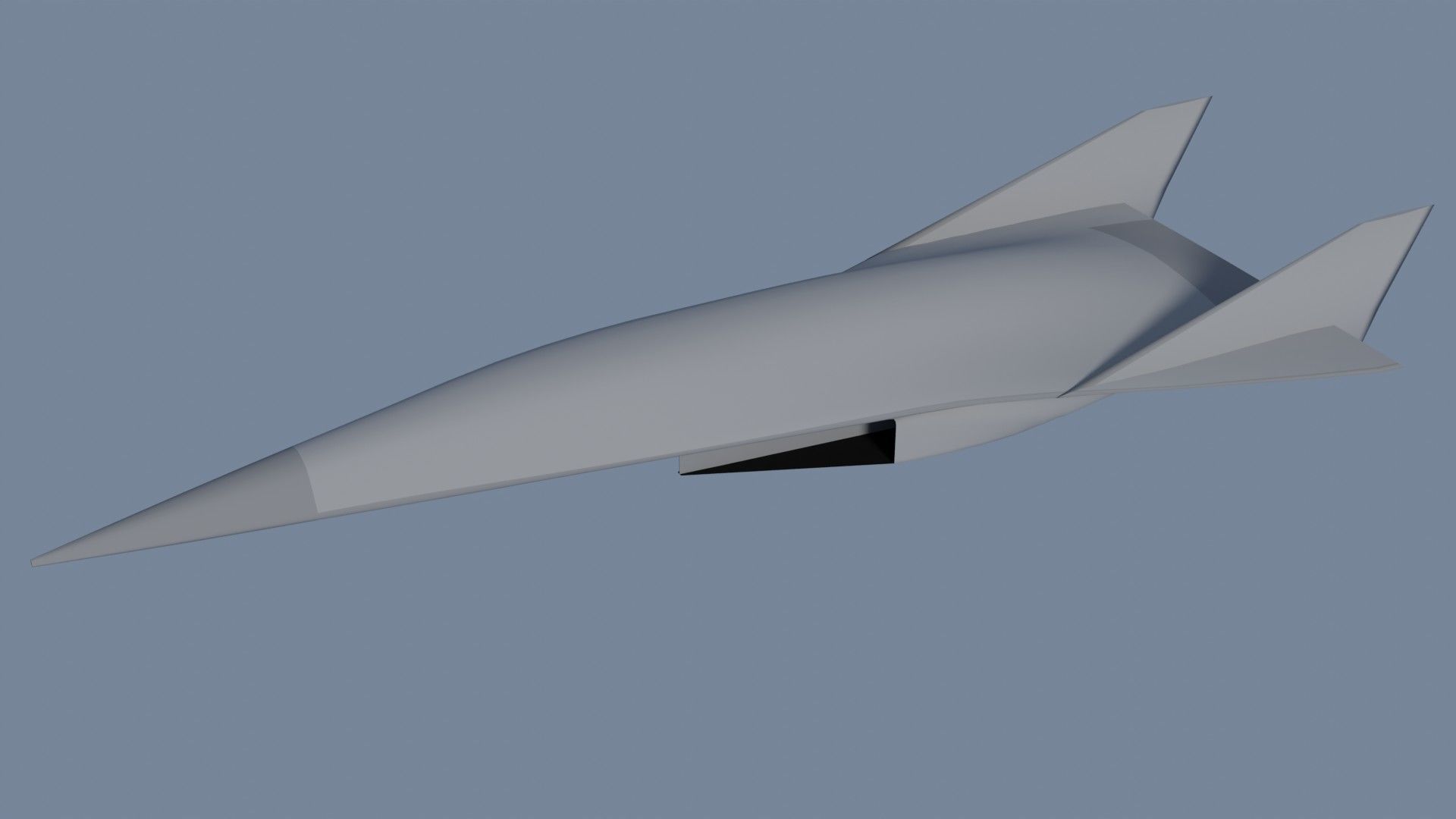 Mach 6 Advanced Manned Interceptor 3D print model_0