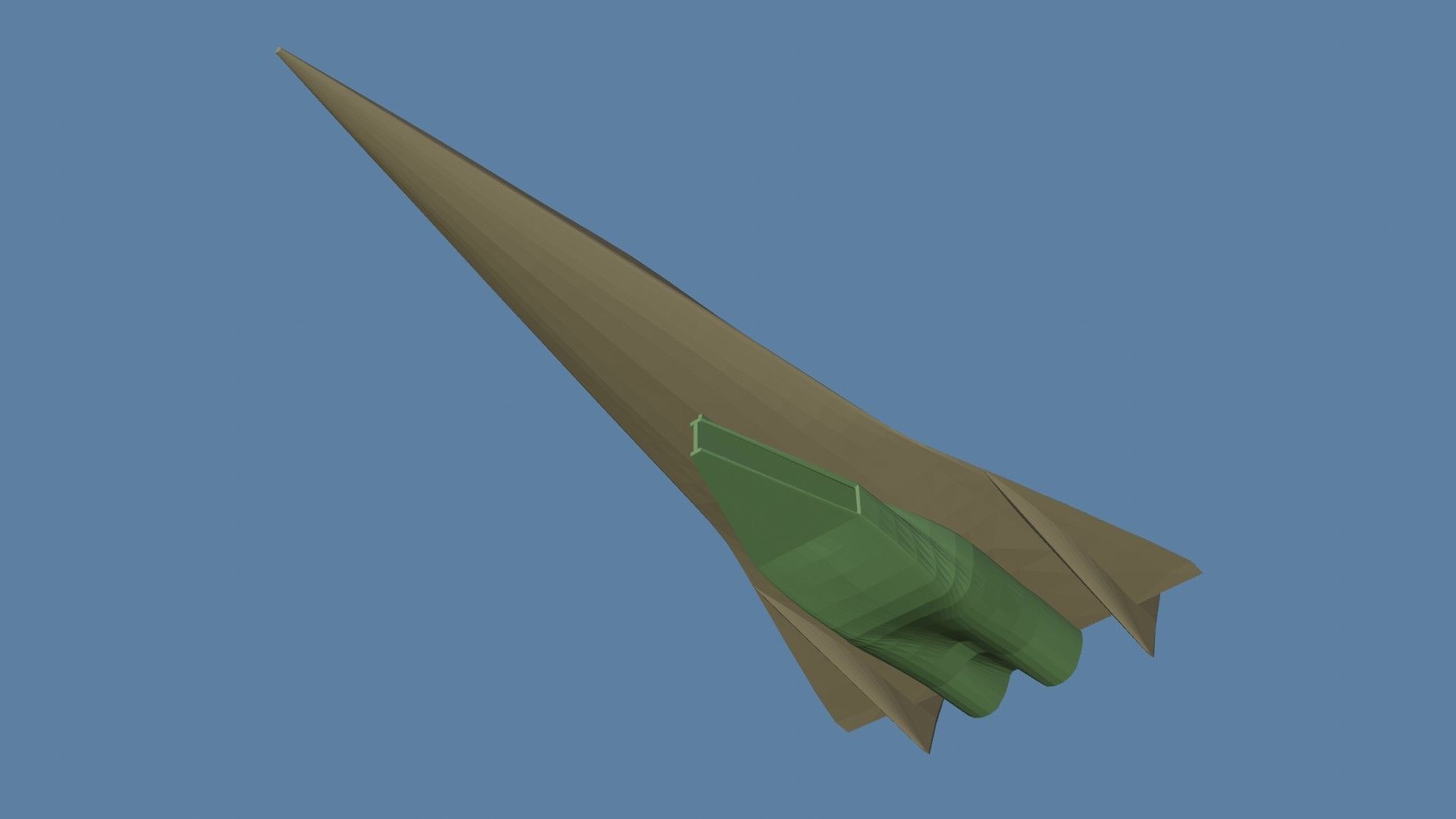 Mach 6 Advanced Manned Interceptor 3D print model_3